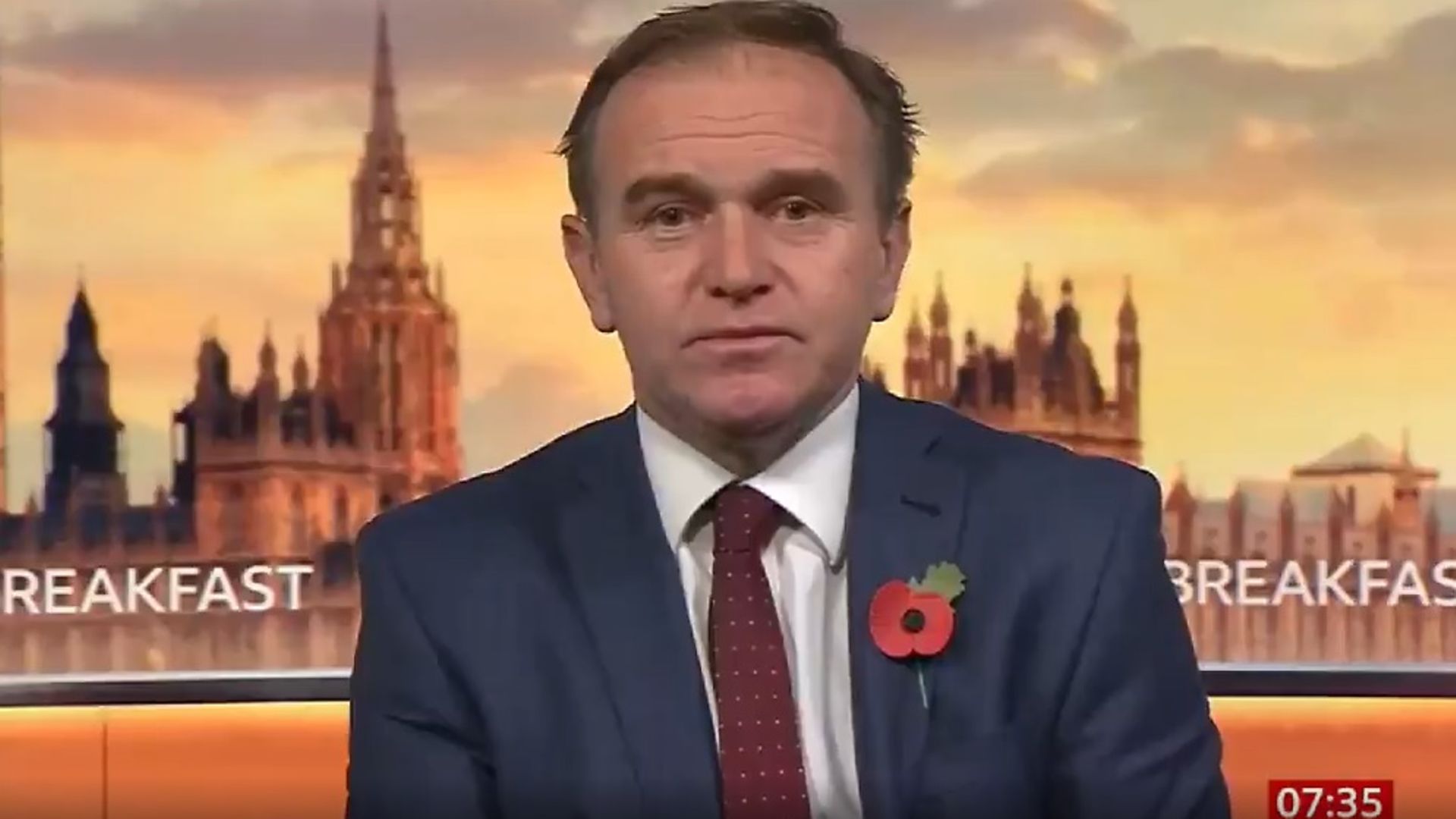 George Eustice on BBC Breakfast - Credit: BBC