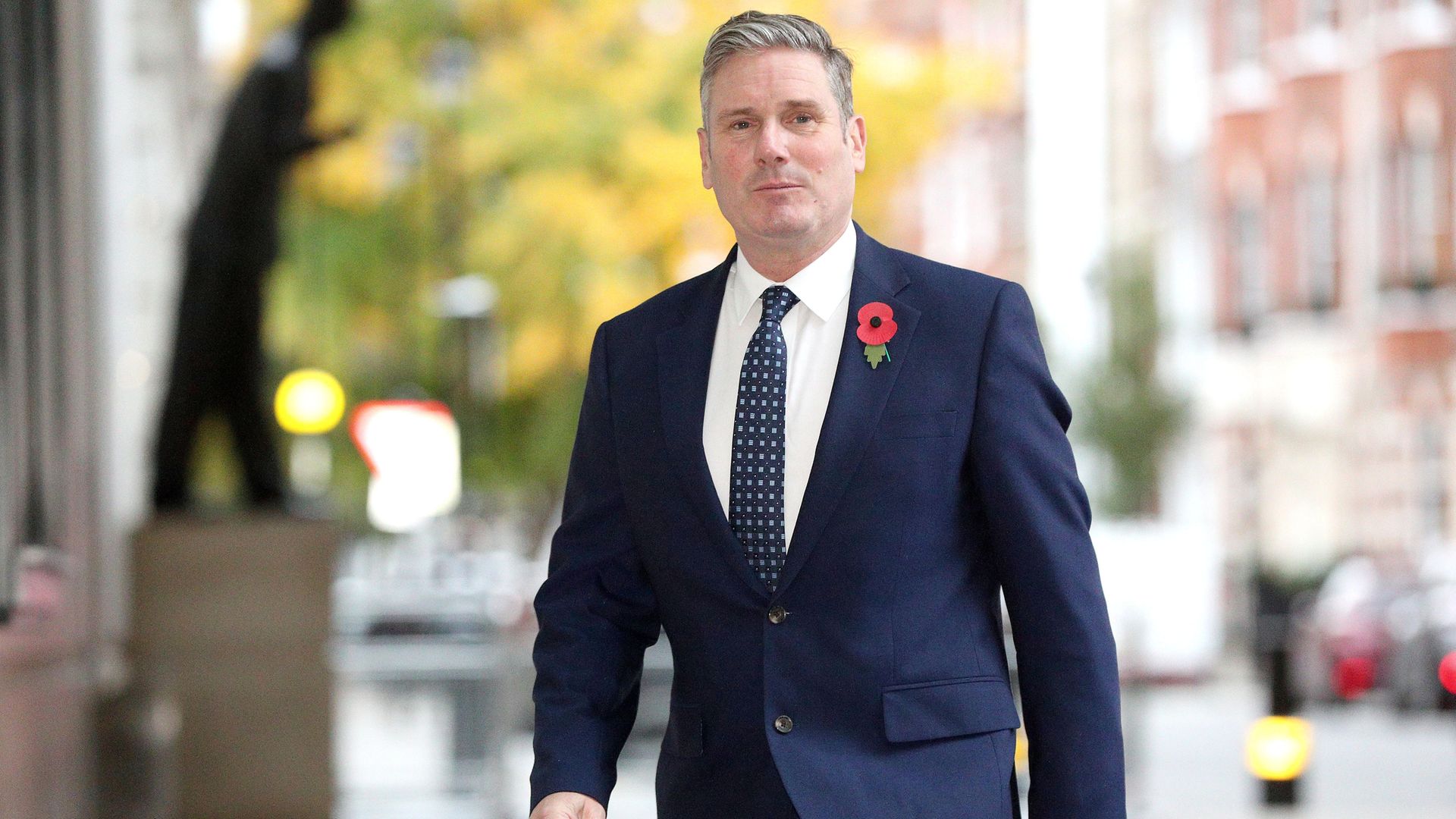 Labour Party leader Sir Keir Starmer arrives at BBC Broadcasting House in central London - Credit: PA