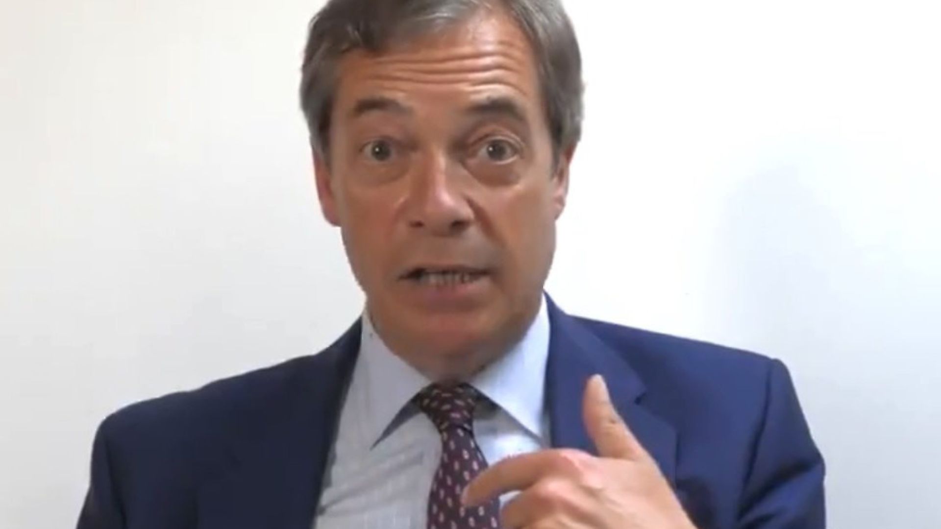 Nigel Farage answers mean tweets for The Sun newspaper. Photograph: The Sun. - Credit: Archant