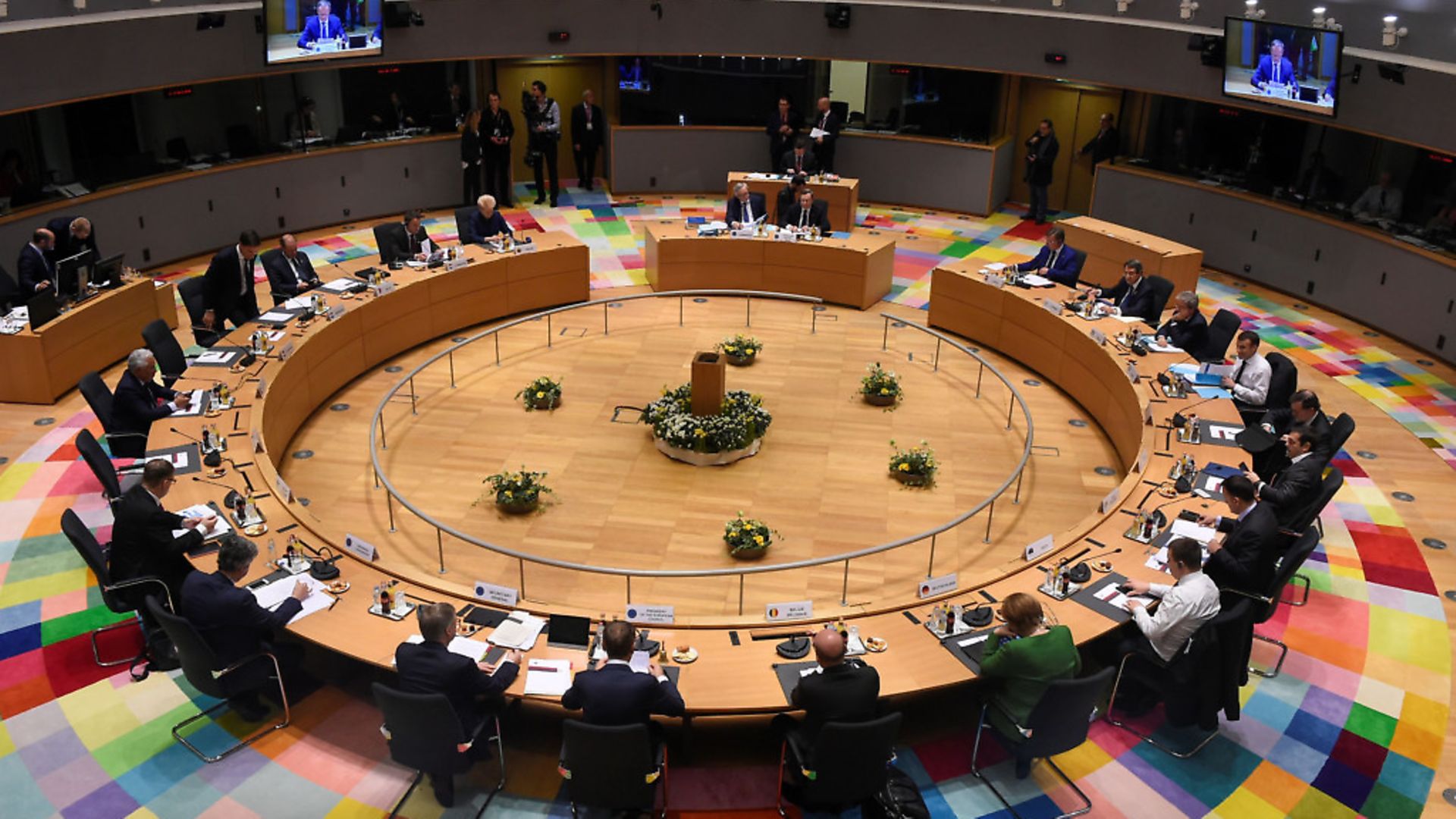 The European Council headquarter in Brussels. (Photograph by JOHN THYS/AFP via Getty Images) - Credit: AFP via Getty Images