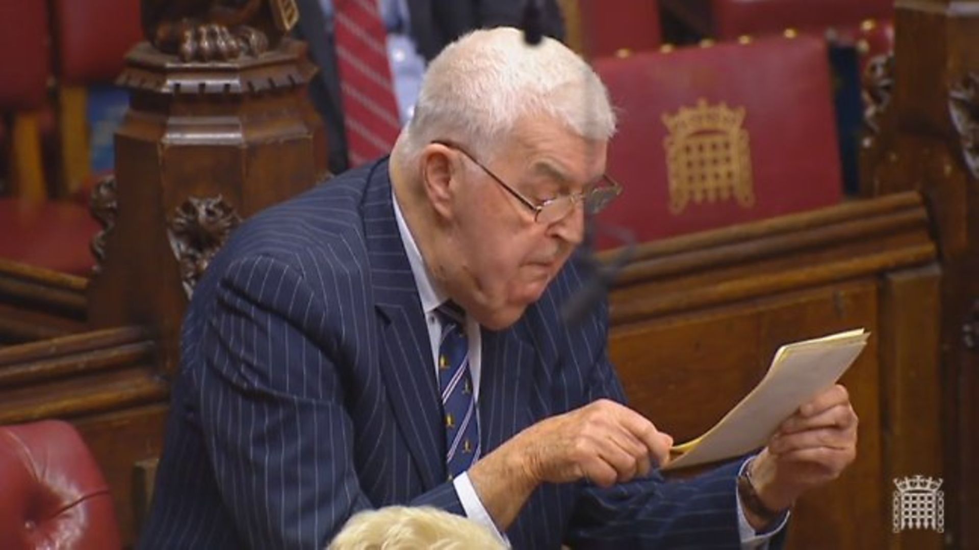 Lord Kilcooney in the House of Lords - Credit: Parliament Live