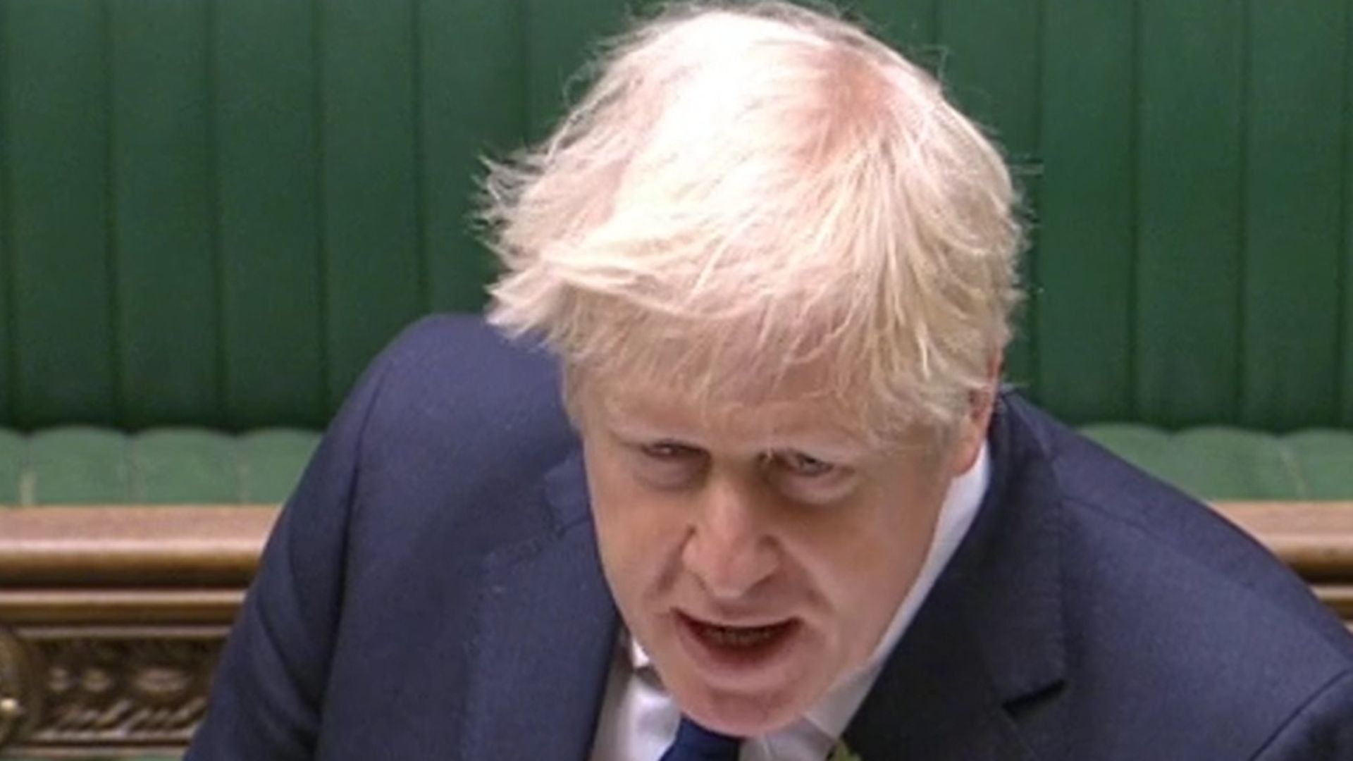 Boris Johnson speaking at prime minister's questions in the House of Commons - Credit: Parliament