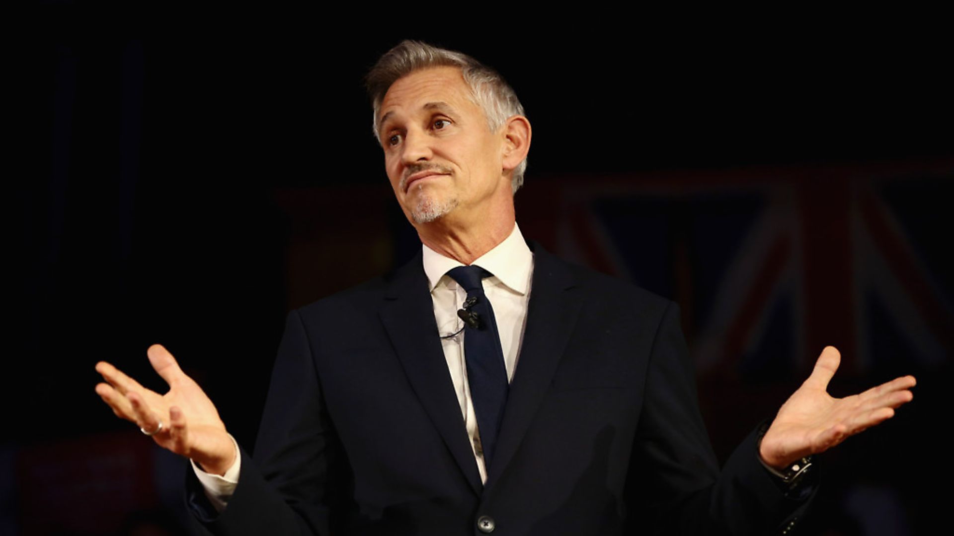 Gary Lineker speaks during a pro-Remain rally rejecting Brexit. Photo: Jack Taylor/Getty Images