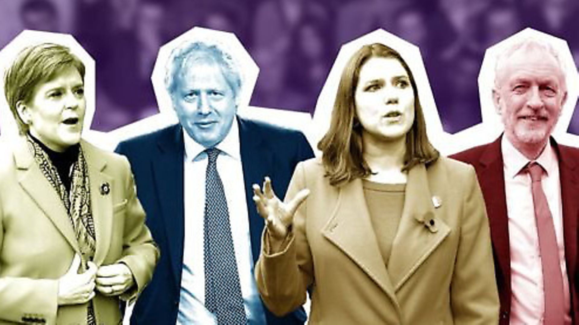 Candidates featured on the BBC's Question Time special, featuring Nicola Sturgeon, Boris Johnson, Jo Swinson and Jeremy Corbyn. Photograph: BBC. - Credit: Archant