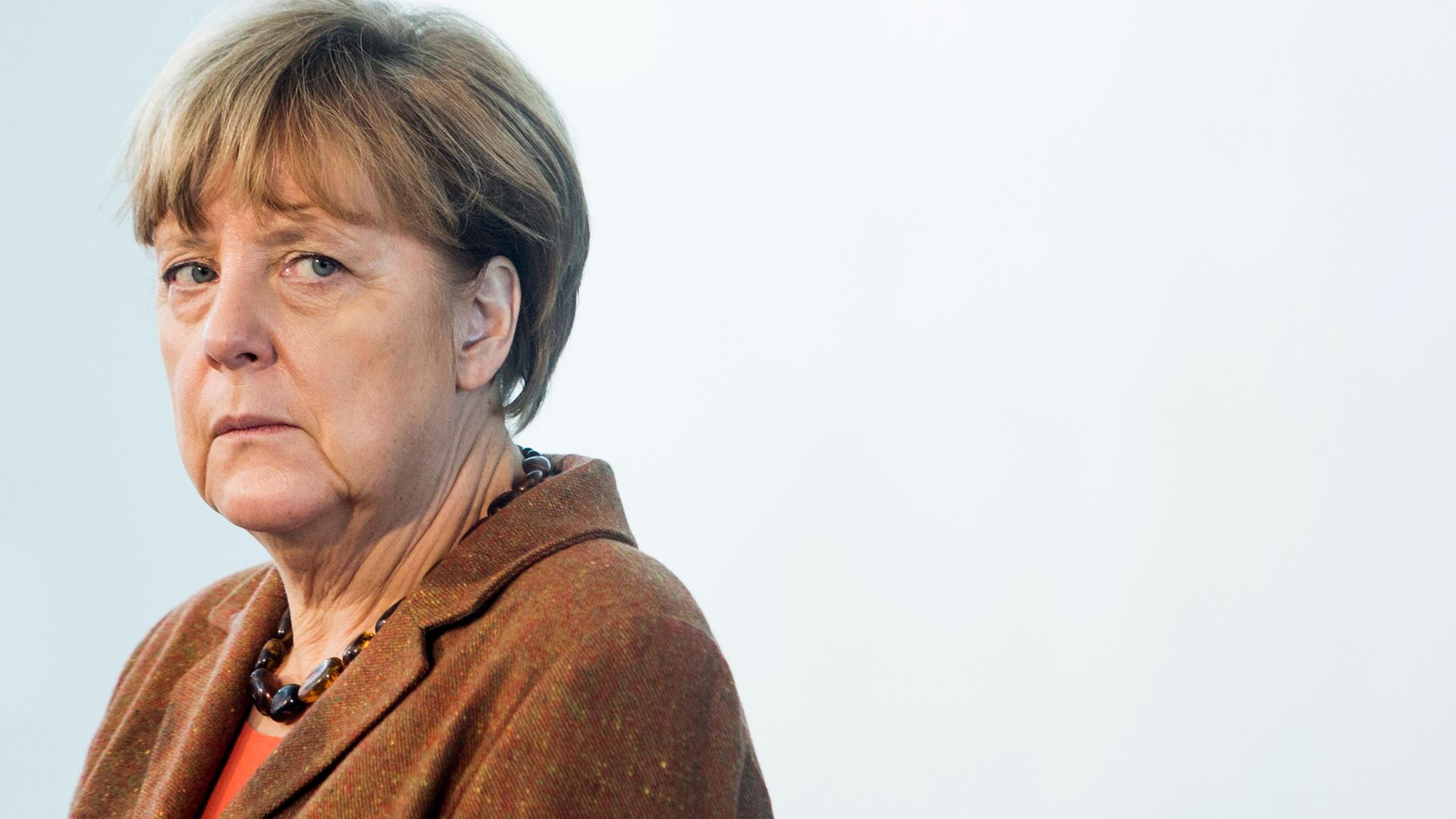 German chancellor Angela Merkel in 2015 (Photo by Zick,Jochen-Pool/Getty Images) - Credit: Getty Images