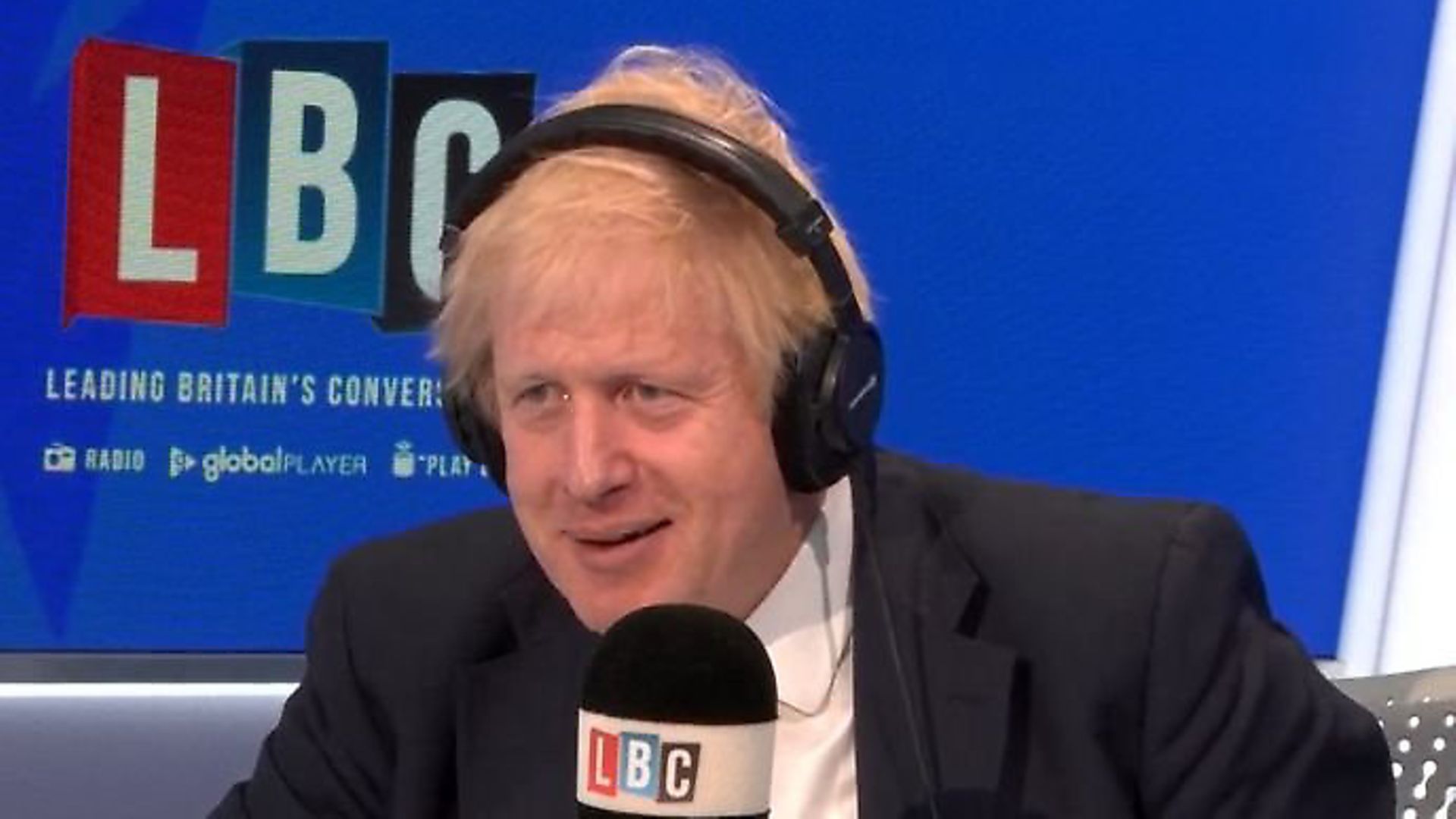 Boris Johnson appears on LBC Radio. Photograph: LBC/Global. - Credit: Archant