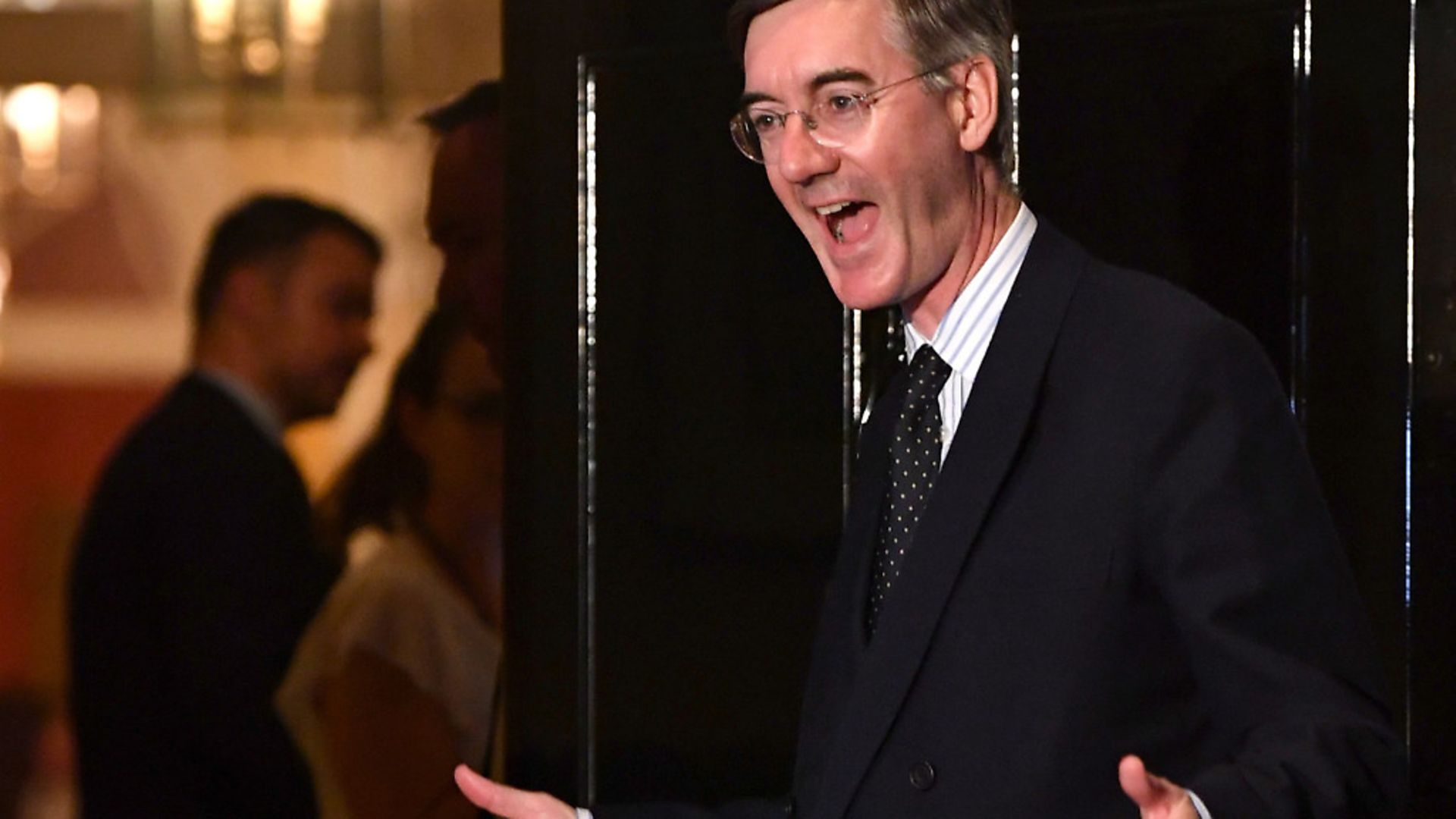 Jacob Rees-Mogg arrives at Number 10 after Boris Johnson became prime minister.  (Photo by Jeff J Mitchell/Getty Images) - Credit: Getty Images