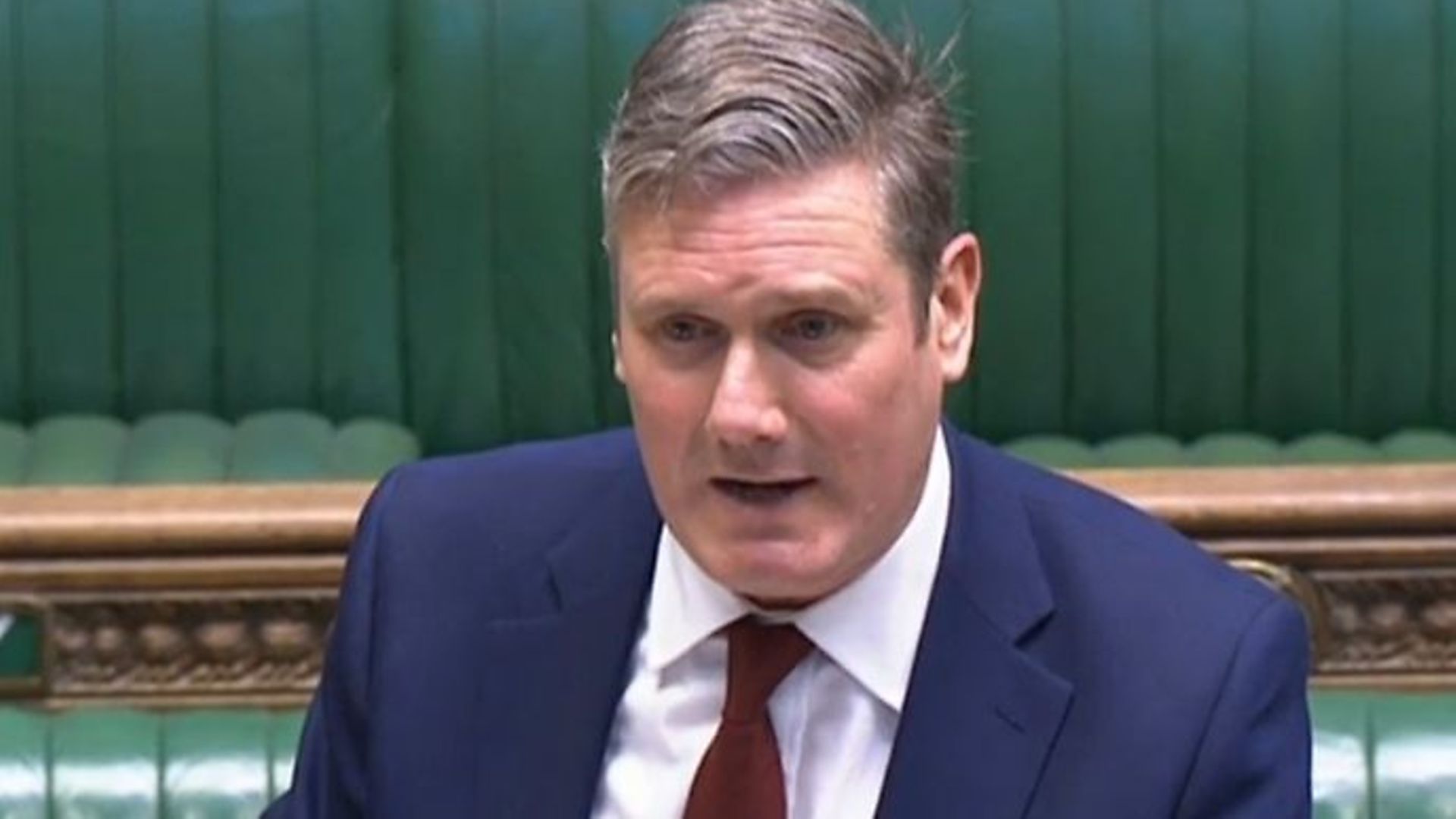 Sir Keir Starmer during Prime Minister's Questions - Credit: Parliamentlive.tv