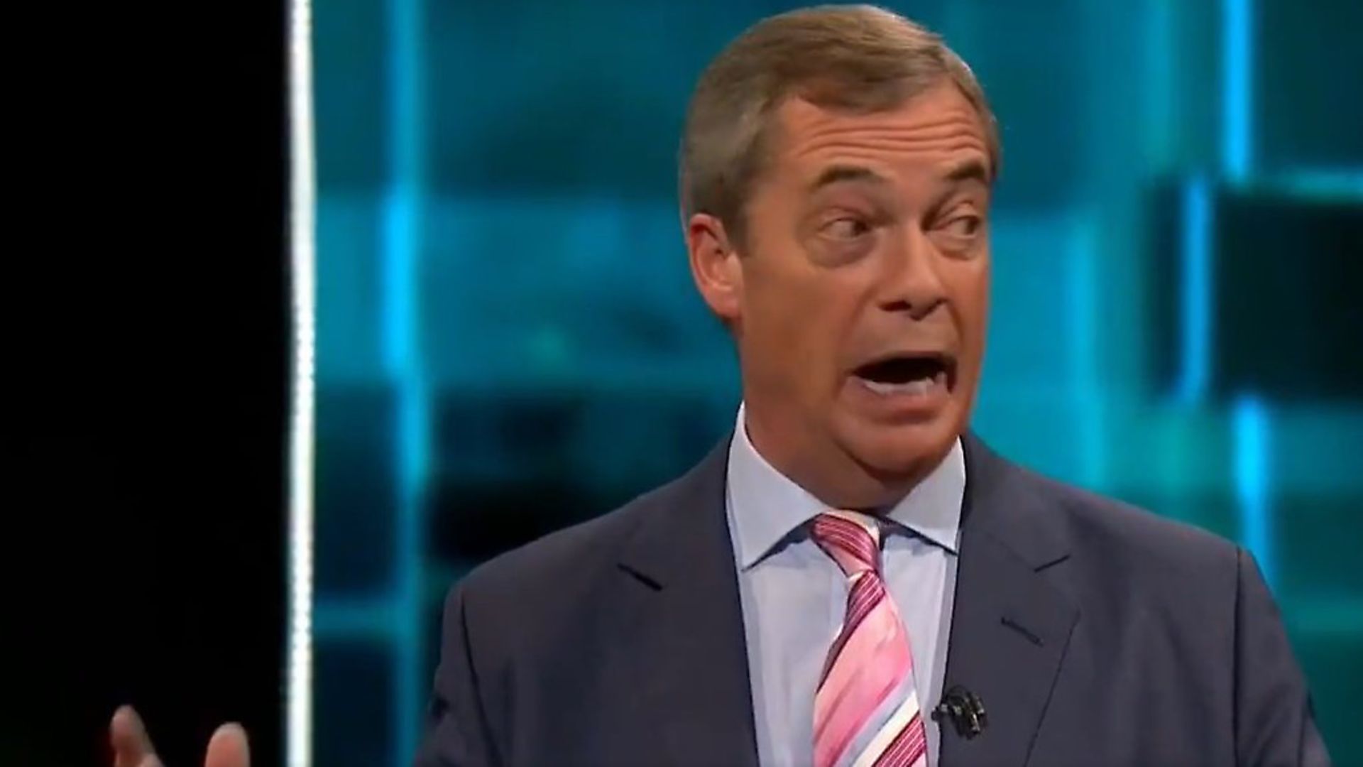 Farage denied he had ever talked about privatising the NHS on the ITV general election debate. Picture: ITV - Credit: ITV