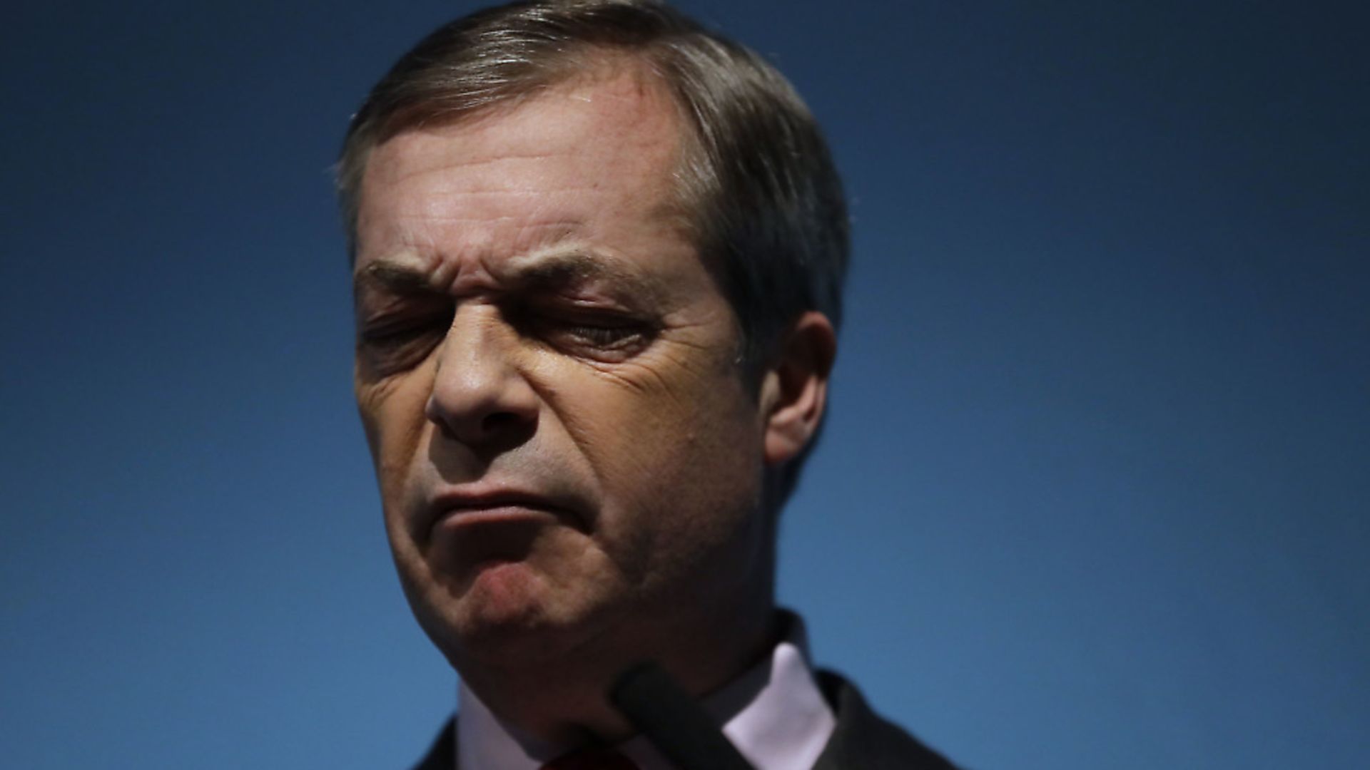 Nigel Farage, leader of Brexit Party speaks on stage at the launch of their policies for the General Election campaign. (AP Photo/Kirsty Wigglesworth) - Credit: AP