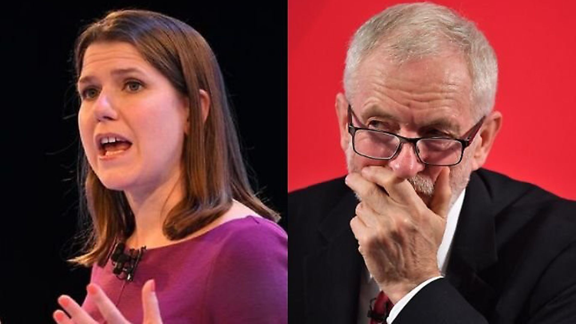 Jo Swinson and Jeremy Corbyn. Photograph: PA. - Credit: Archant