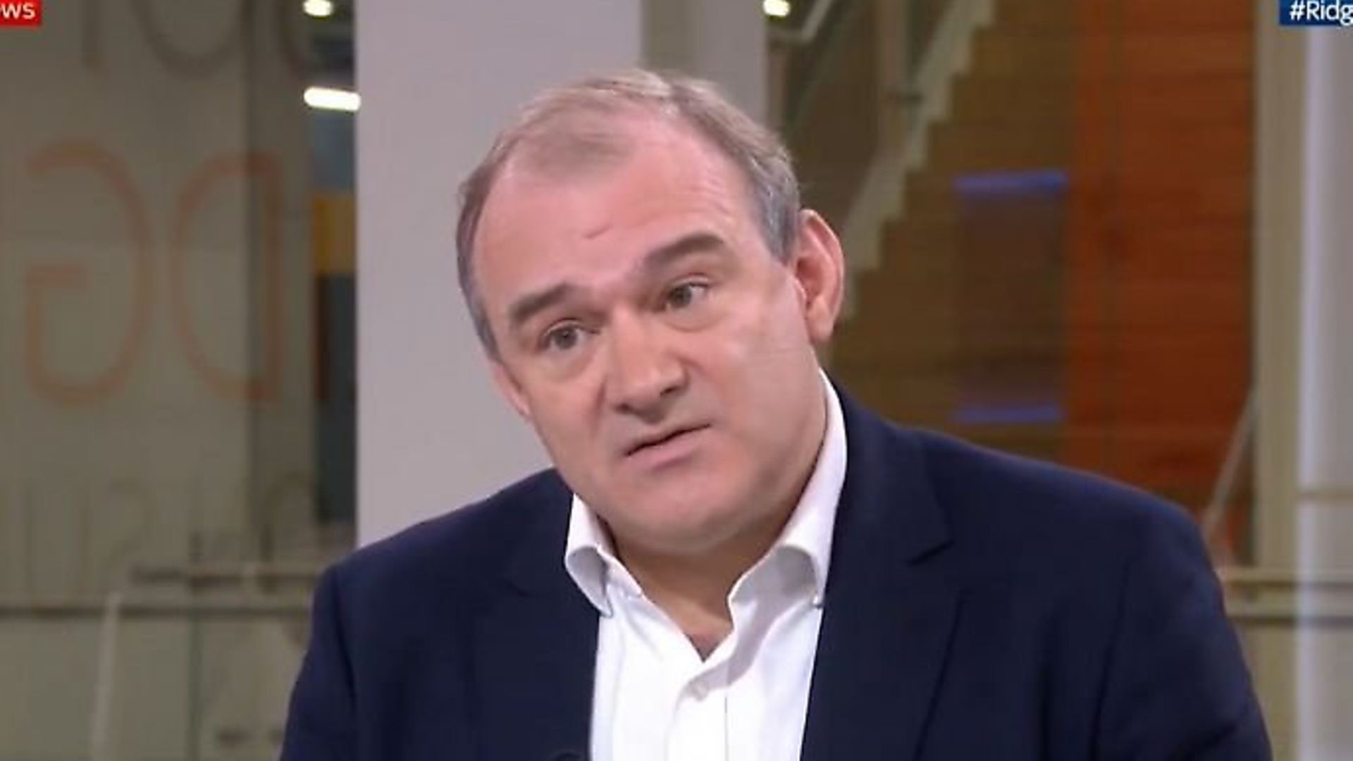 Ed Davey appears on Sophy Ridge on Sky. Photograph: Sky. - Credit: Archant