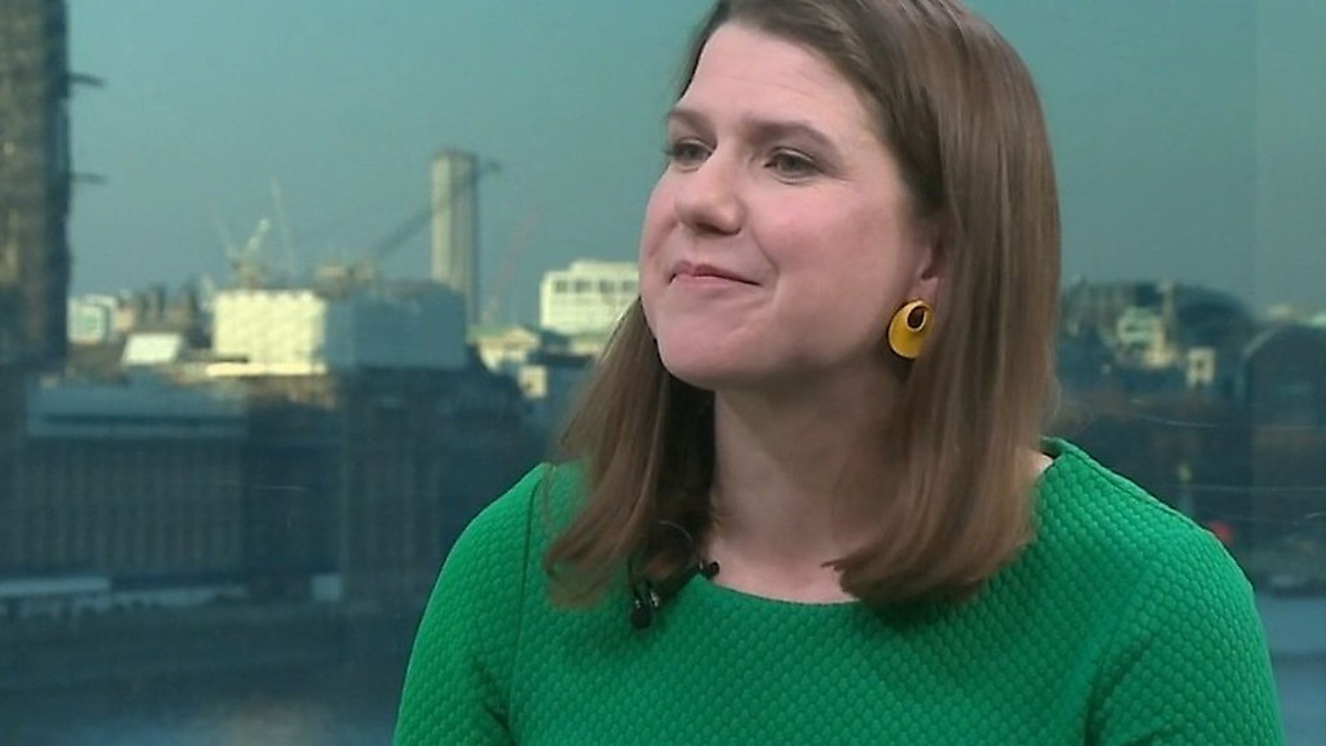 Jo Swinson is interviewed by Andrew Neil. Photograph: BBC. - Credit: Archant