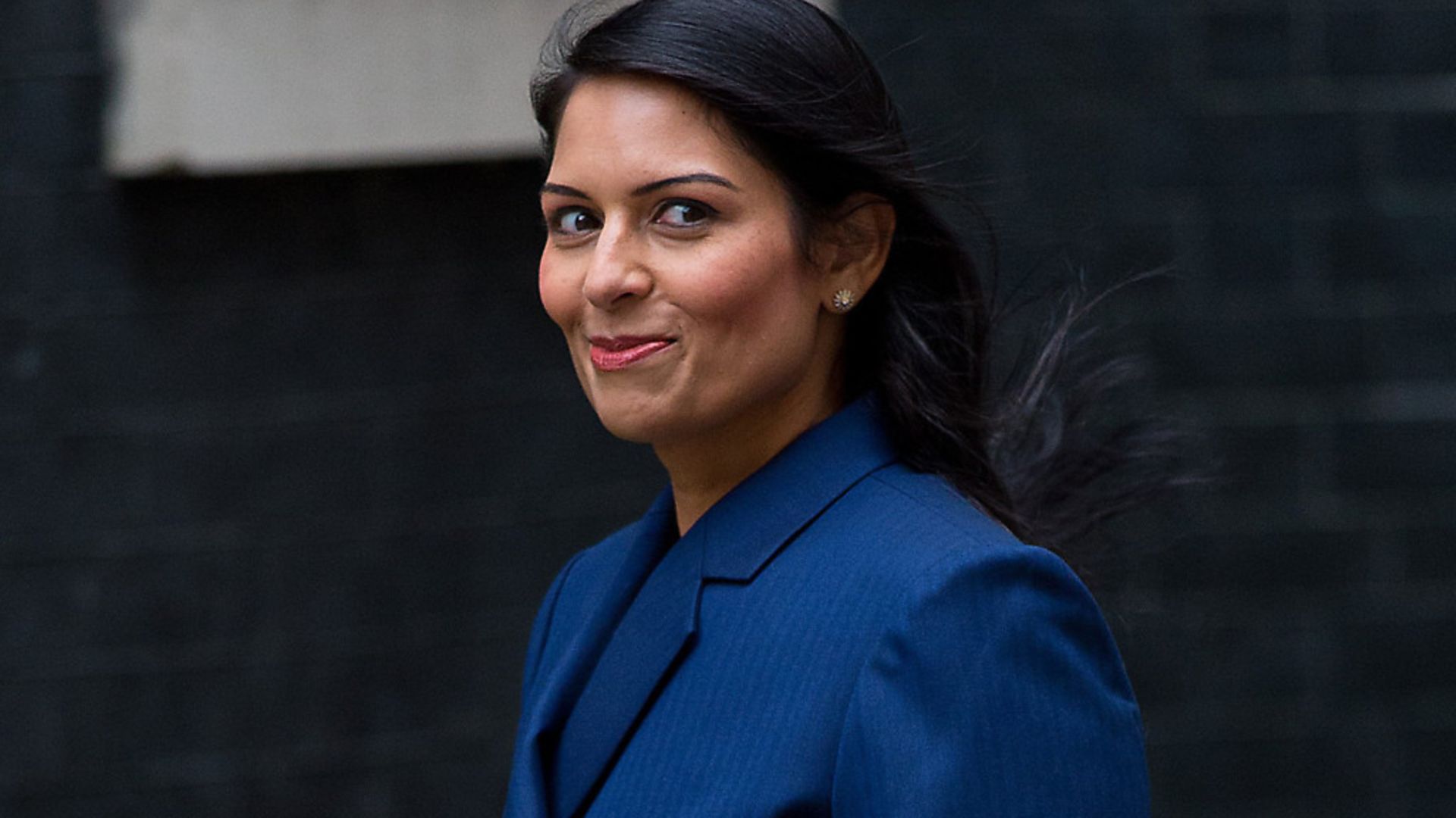 Home secretary Priti Patel arriving at Downing Street - Credit: Getty Images