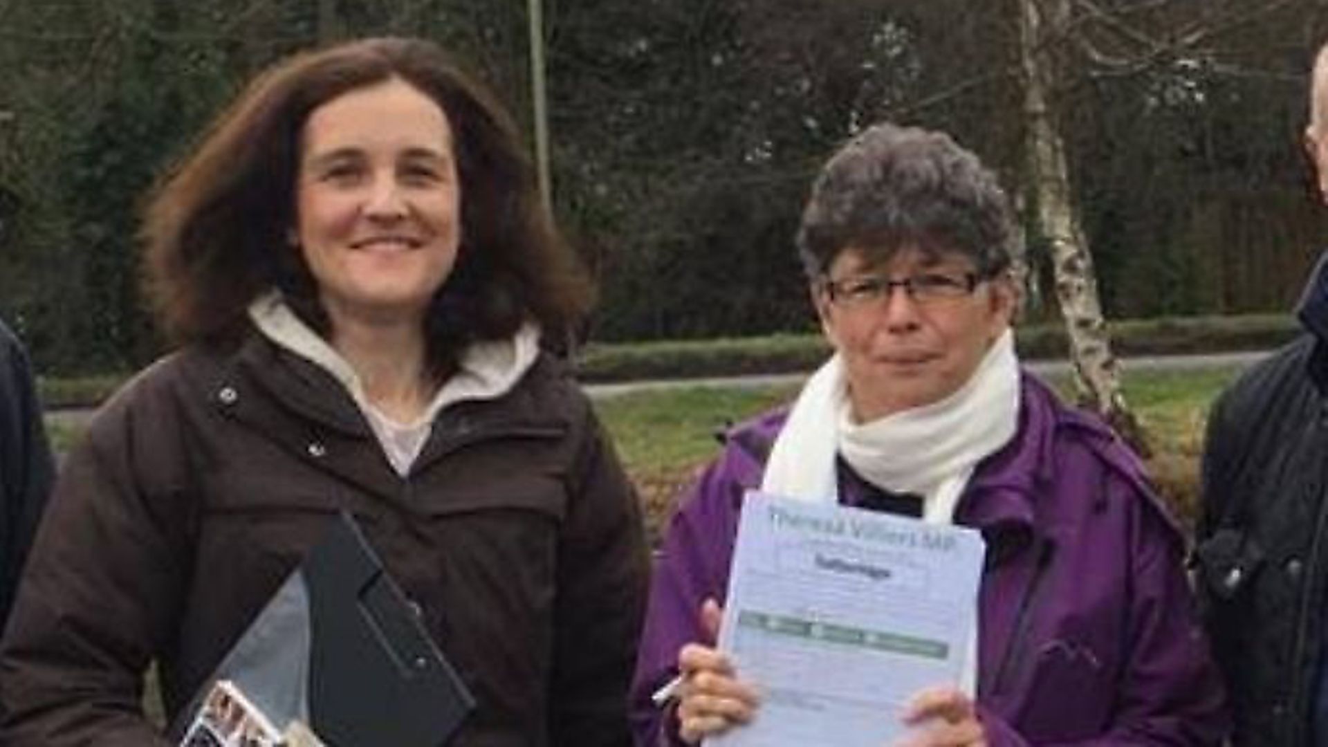 Fiona Bulmer canvassing for Theresa Villiers in Chipping Barnet. Picture: Chipping Barnet Conservatives - Credit: Archant