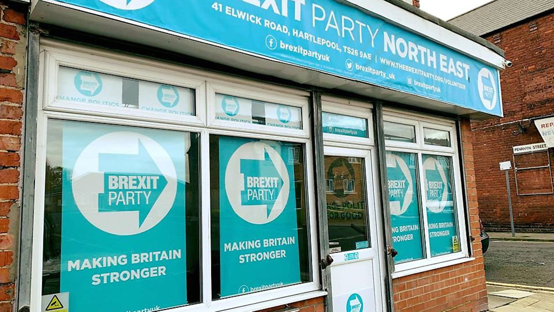 The Brexit Party North East campaign offices. Picture: Facebook - Credit: Facebook