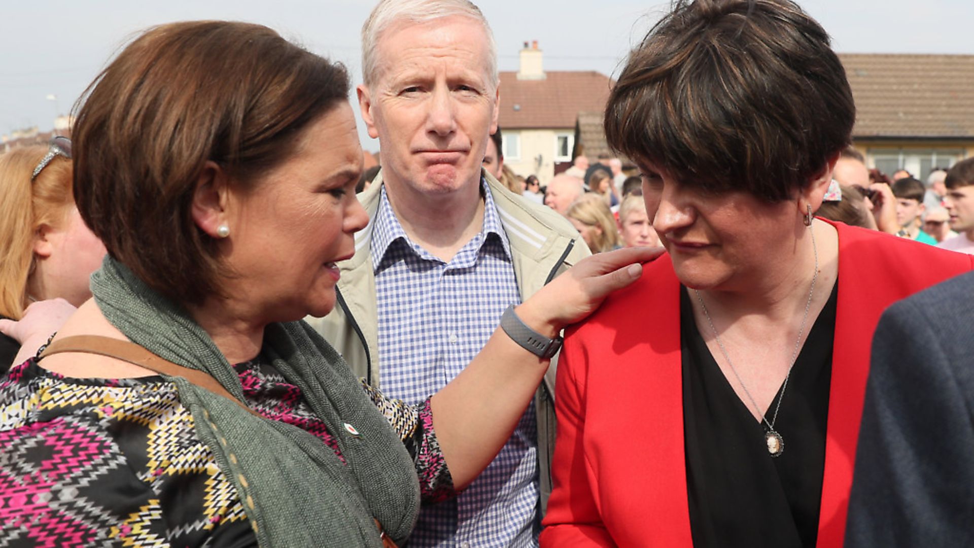 Sinn Feinleader Mary Lou McDonald (left) has told DUP leader Arlene Foster (right) that she shouldn't have backed Brexit if she didn't want a customs border in the Irish Sea. Picture: Brian Lawless/PA Archive/PA Images - Credit: PA Archive/PA Images
