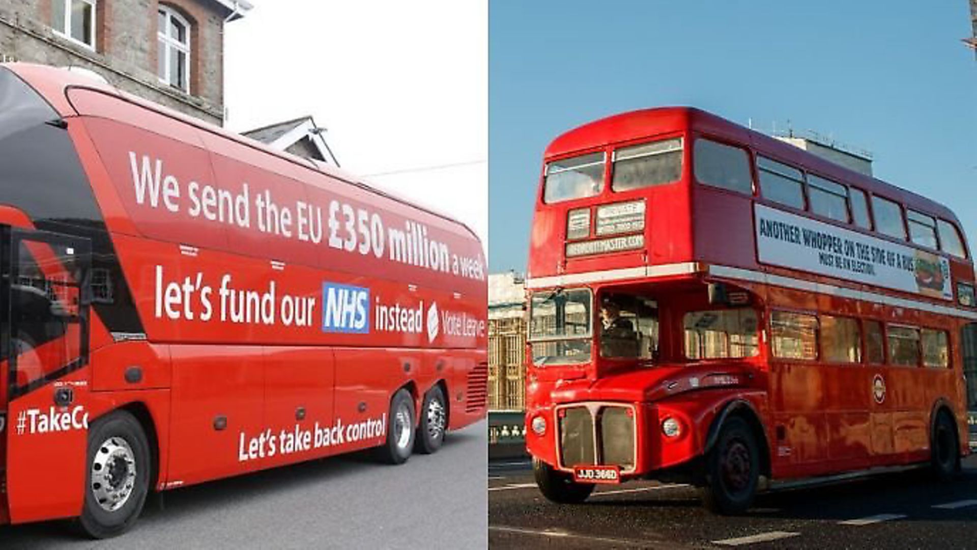 Burger King mocks the Vote Leave campaign bus. Photograph: TNE/Contributed. - Credit: Archant