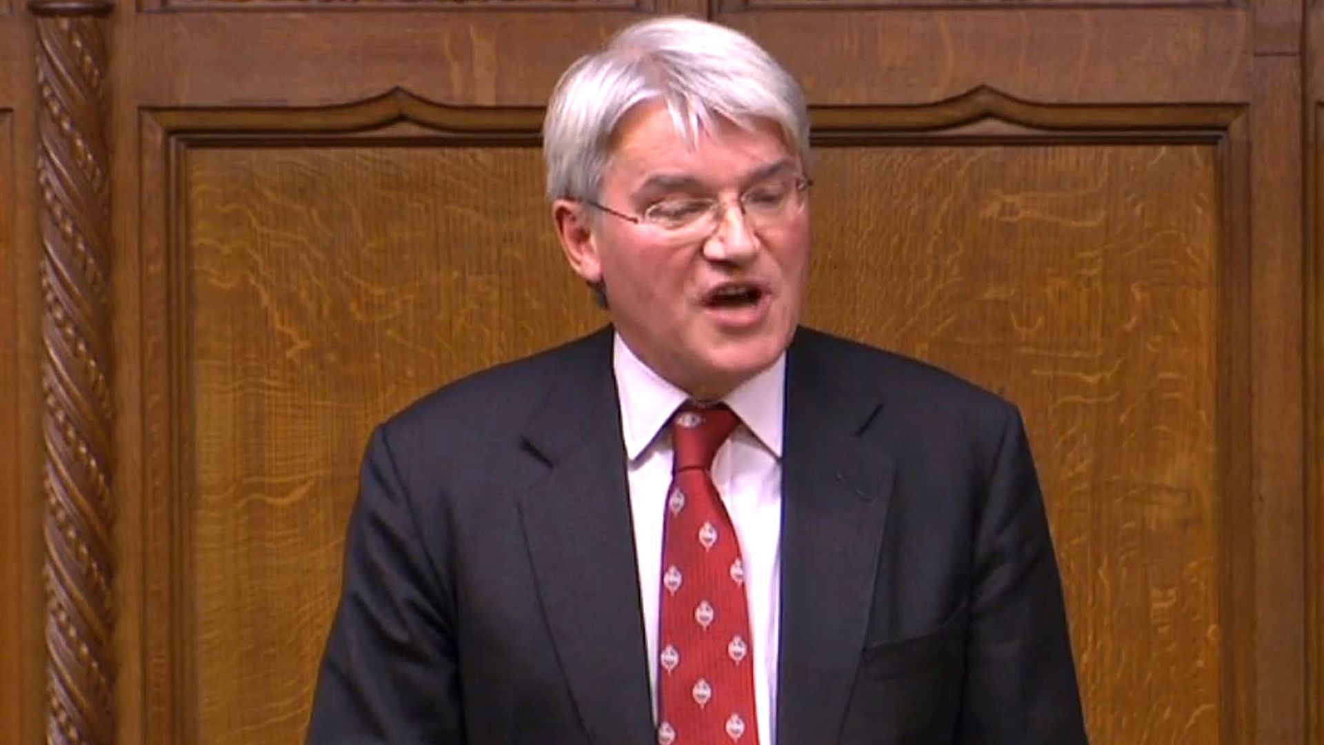 Conservative MP Andrew Mitchell speaks during an emergency debate on international action to protect civilians in Aleppo, Syria, in the House of Commons, London. - Credit: PA