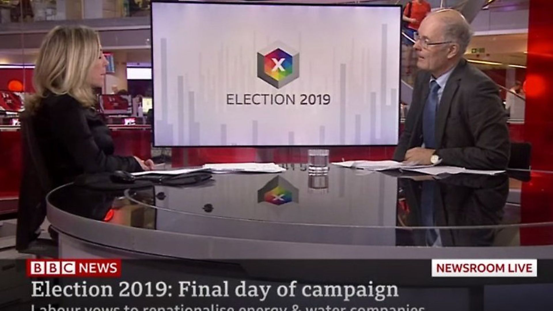 John Curtice on BBC News. Photograph: BBC. - Credit: Archant