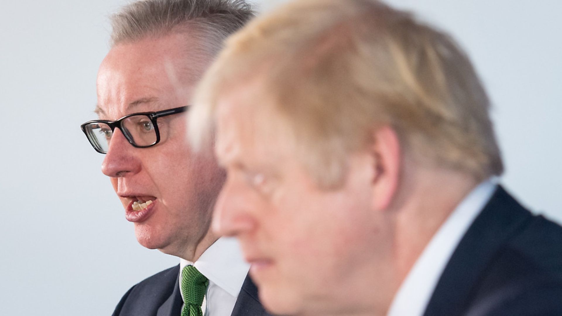 Boris Johnson and Michael Gove at a press conference while on the general election campaign trail. Picture: Dominic Lipinski/PA Wire/PA Images - Credit: PA Wire/PA Images