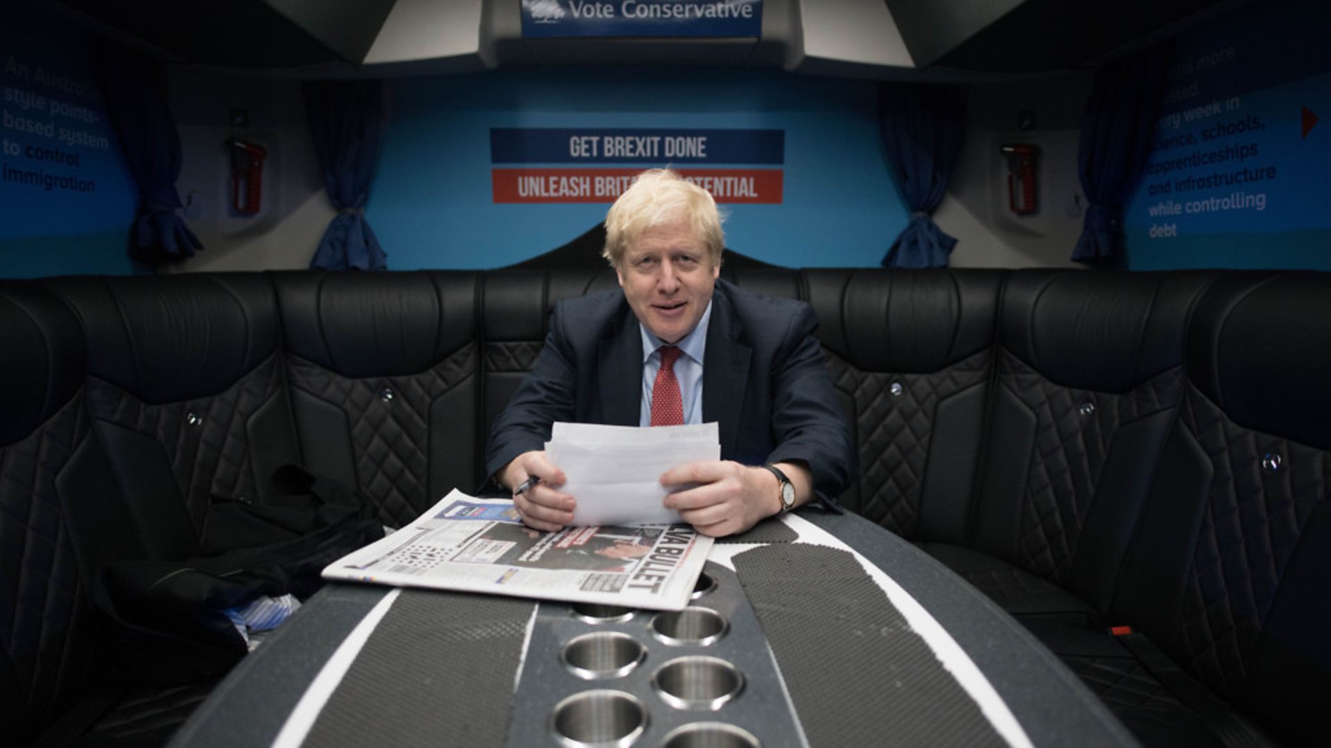 Prime minister Boris Johnson on the campaign trail - Credit: PA Wire/PA Images