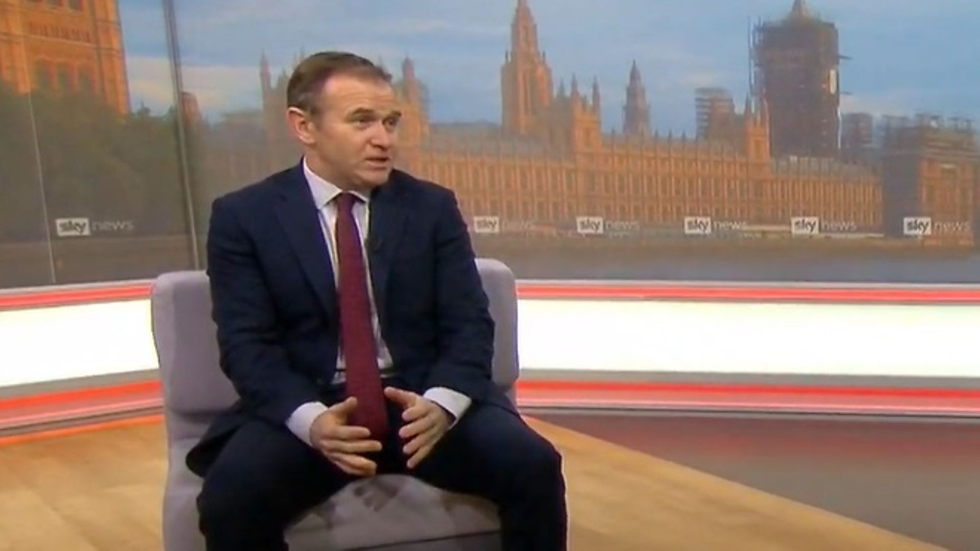 George Eustice answers questions on Brexit - Credit: Sky News