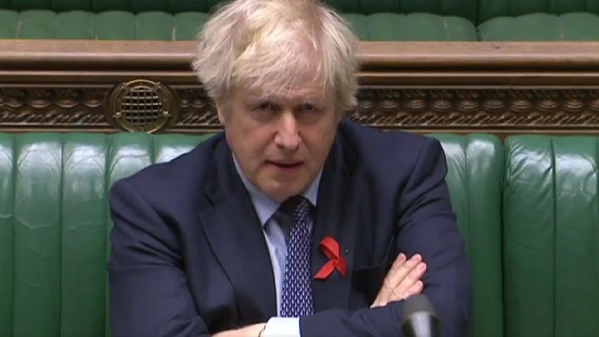 Boris Johnson in the House of Commons - Credit: Parliament Live