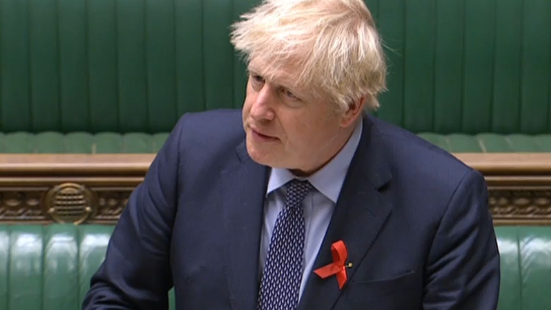 Prime minister Boris Johnson in the House of Commons, London - Credit: PA