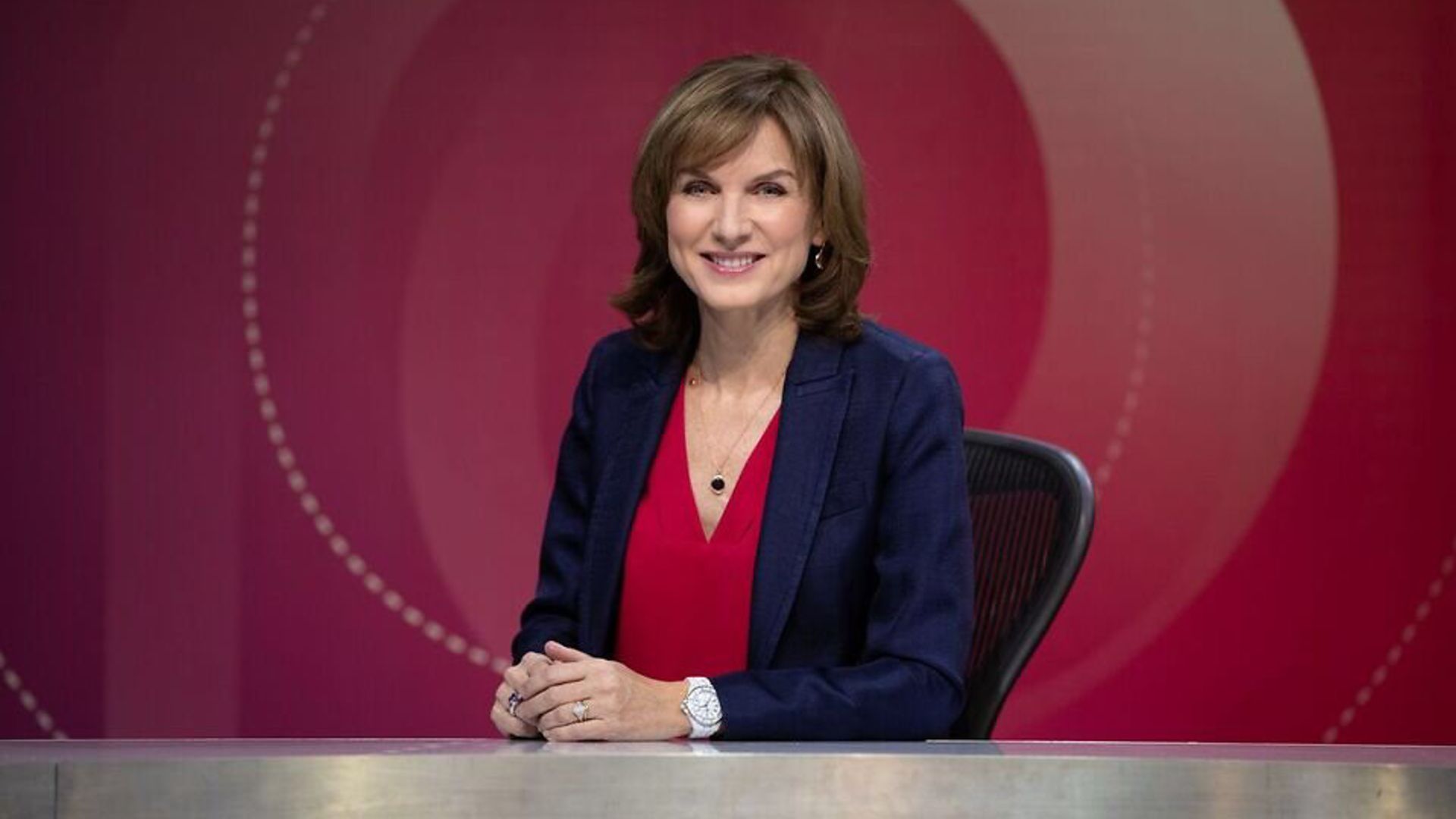 Question Time presenter Fiona Bruce - Credit: BBC