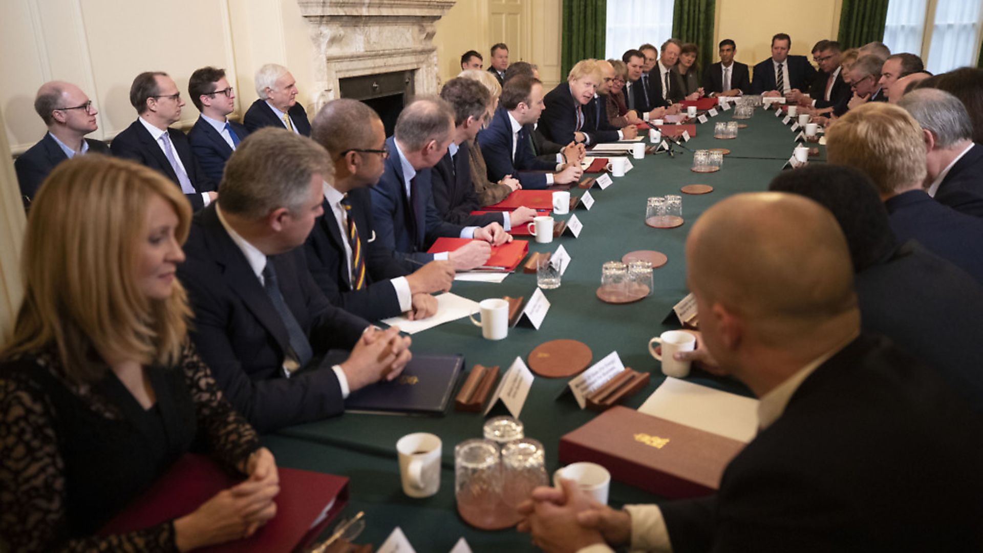 Prime Minister Boris Johnson holds his first cabinet meeting following the general election in Downing Street. Photograph: Matt Dunham/PA Wire. - Credit: PA
