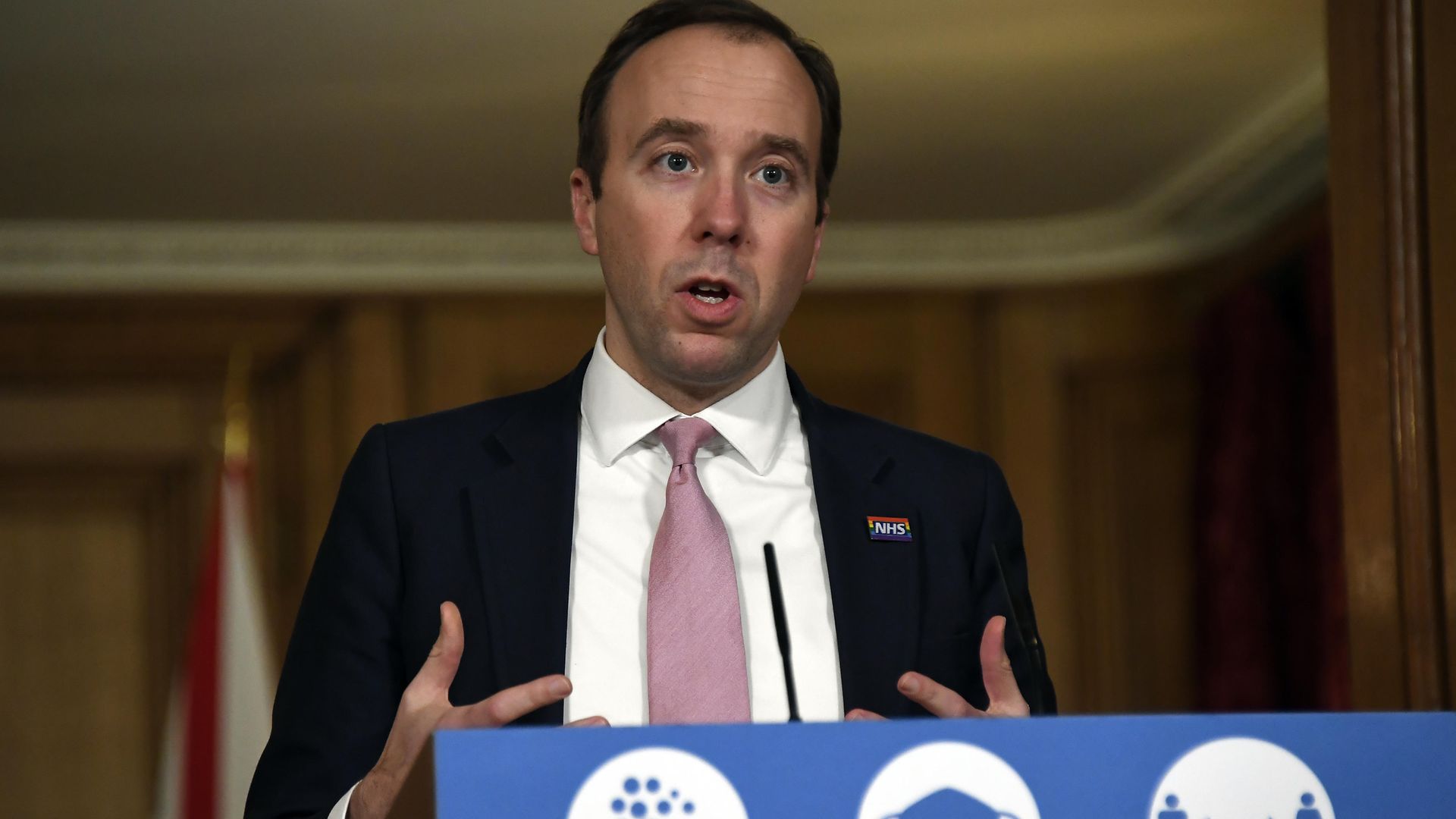 Health Secretary Matt Hancock during a media briefing on coronavirus (COVID-19) in Downing Street, London. - Credit: PA