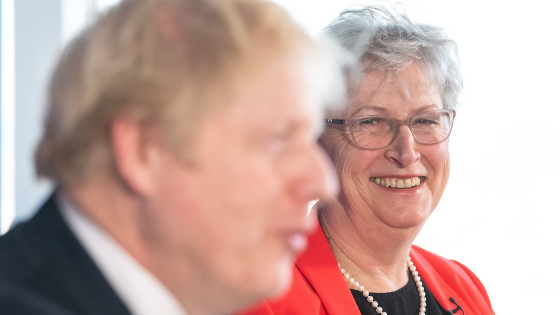 Former Labour MP Gisela Stuart speaking at a press conference in support of Boris Johnson during the general election campaign. Picture: Dominic Lipinski/PA Wire/PA Images - Credit: PA Wire/PA Images