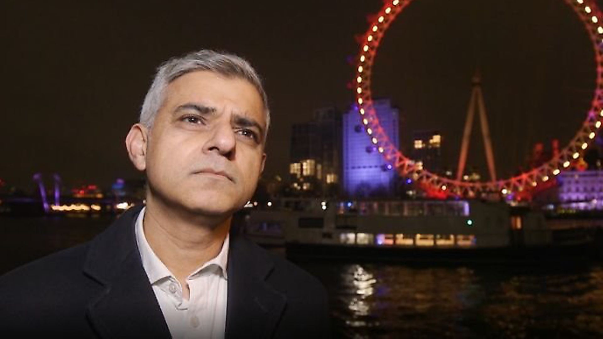 Sadiq Khan on New Year's Eve. Photograph: PA. - Credit: Archant