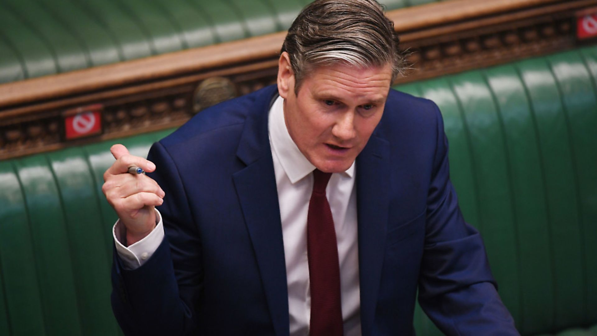 Labour leader Keir Starmer speaking during Prime Minister's Questions (UK Parliament/Jessica Taylor/PA Wire) - Credit: PA