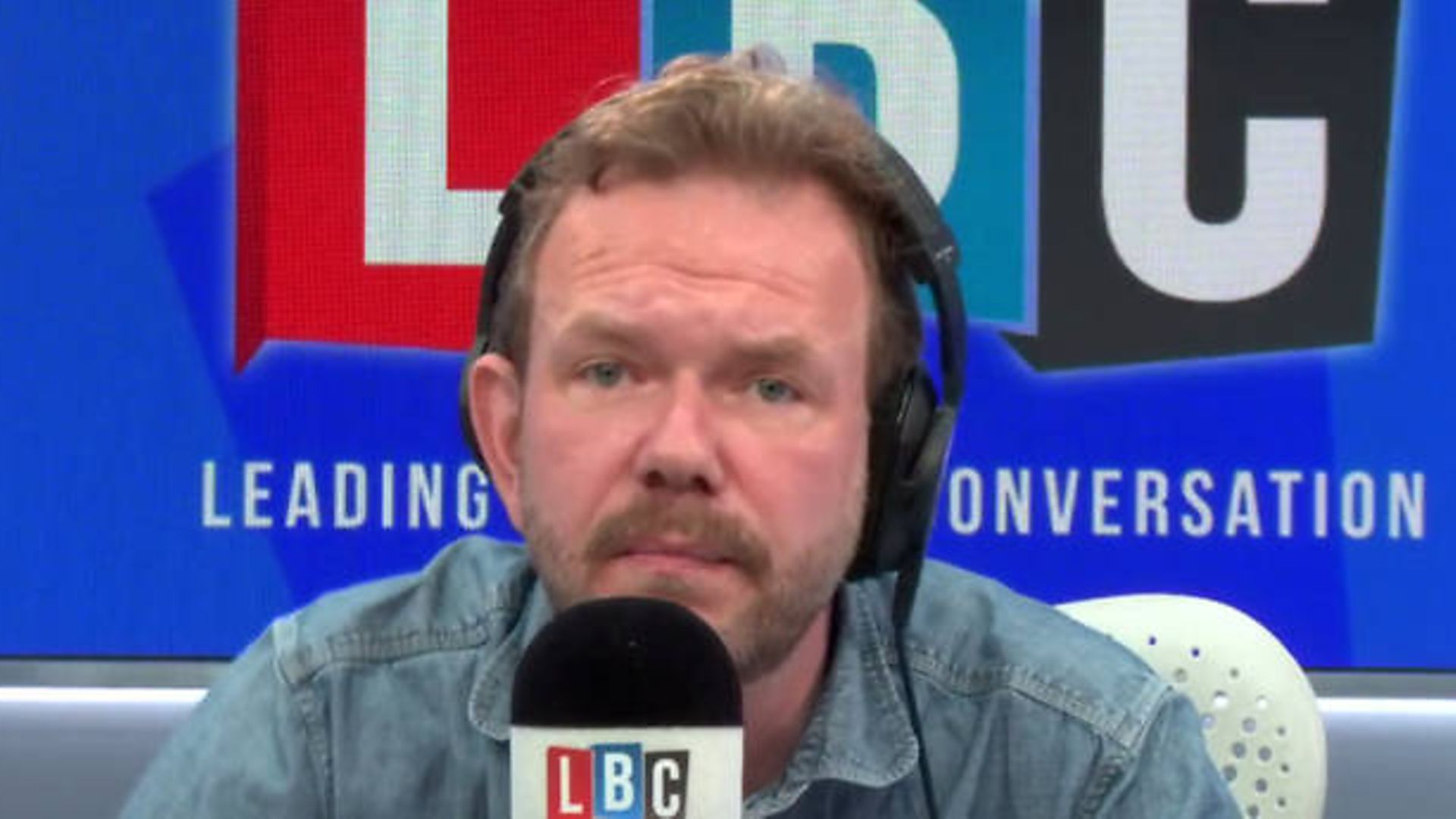 James O'Brien in the LBC Radio studio - Credit: LBC