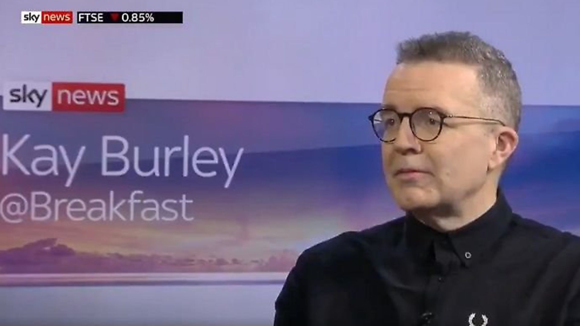 Tom Watson appears on Sky News to talk about the Labour leadership contest. Photograph: Sky. - Credit: Archant