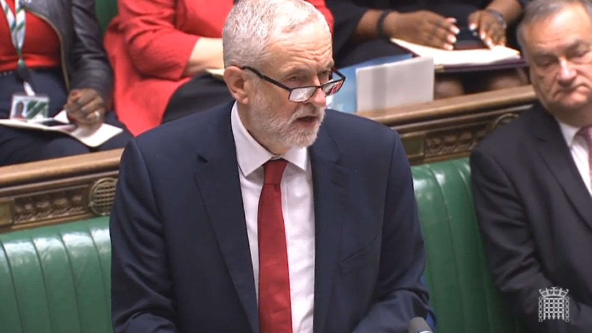 Labour Party leader Jeremy Corbyn speaks during the Brexit debate in the House of Commons. Photograph: House of Commons/PA Wire. - Credit: PA