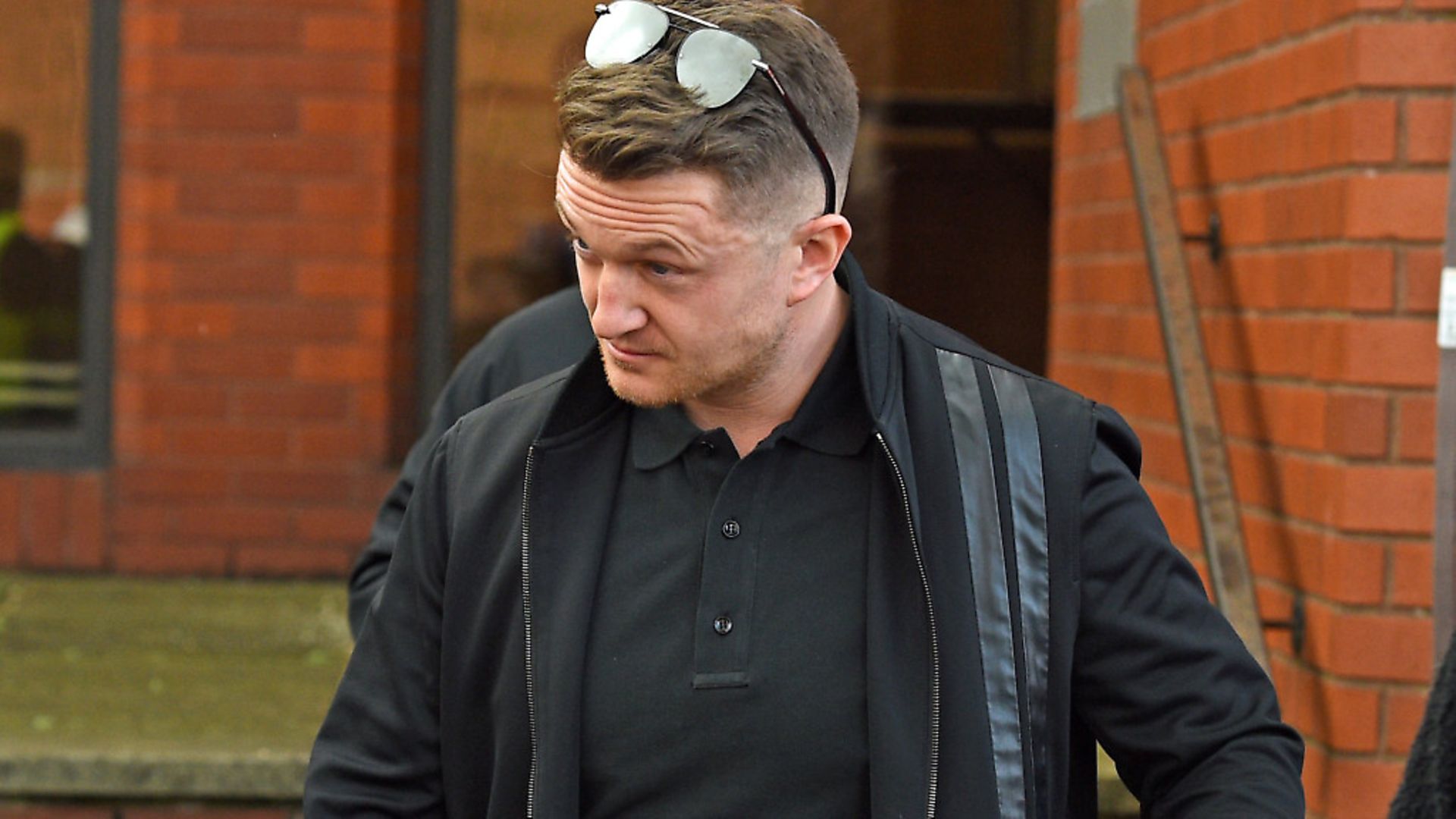 Tommy Robinson leaving court. Photograph: Kirsty O'Connor/PA. - Credit: PA Wire/PA Images