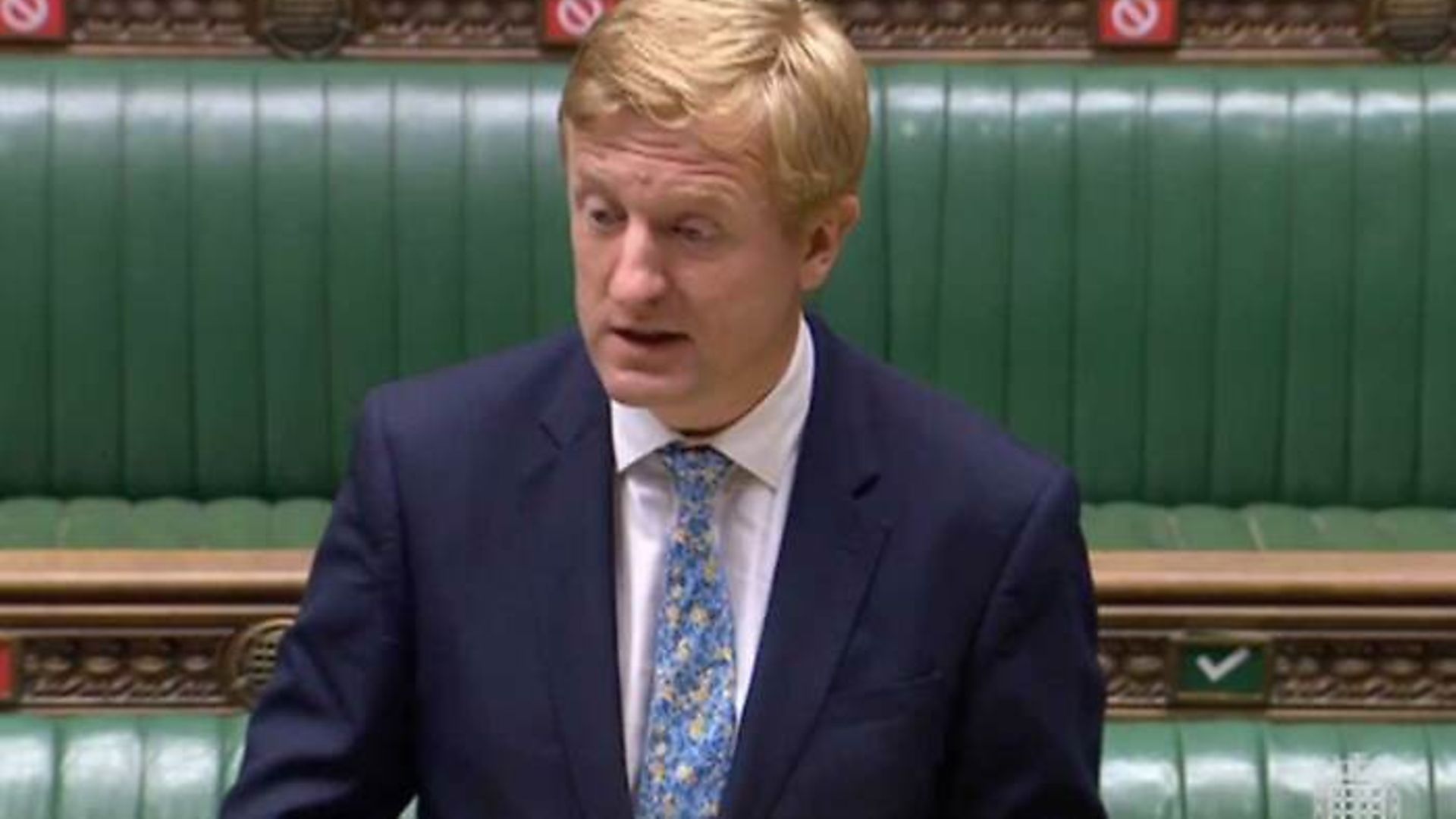Oliver Dowden in the House of Commons - Credit: Parliament Live