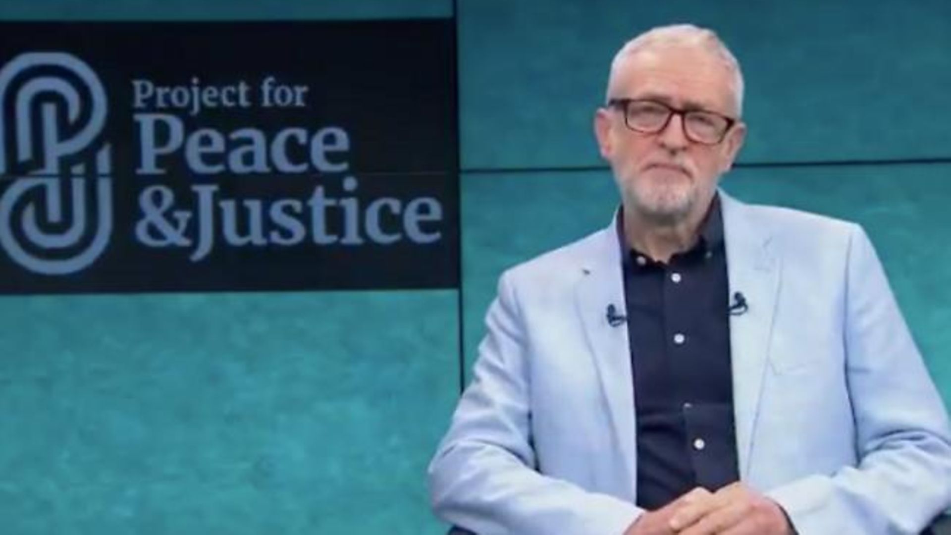 Jeremy Corbyn announces his new peace project - Credit: Twitter