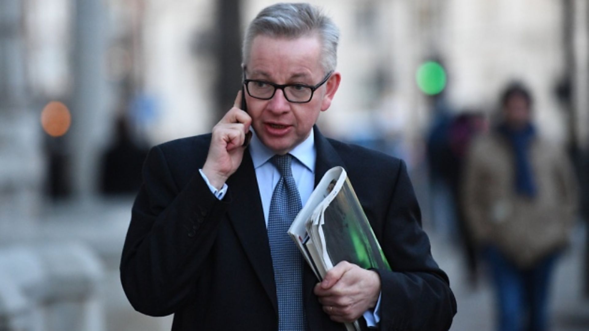 Cabinet minister Michael Gove in Whitehall. Photograph: Victoria Jones/PA.