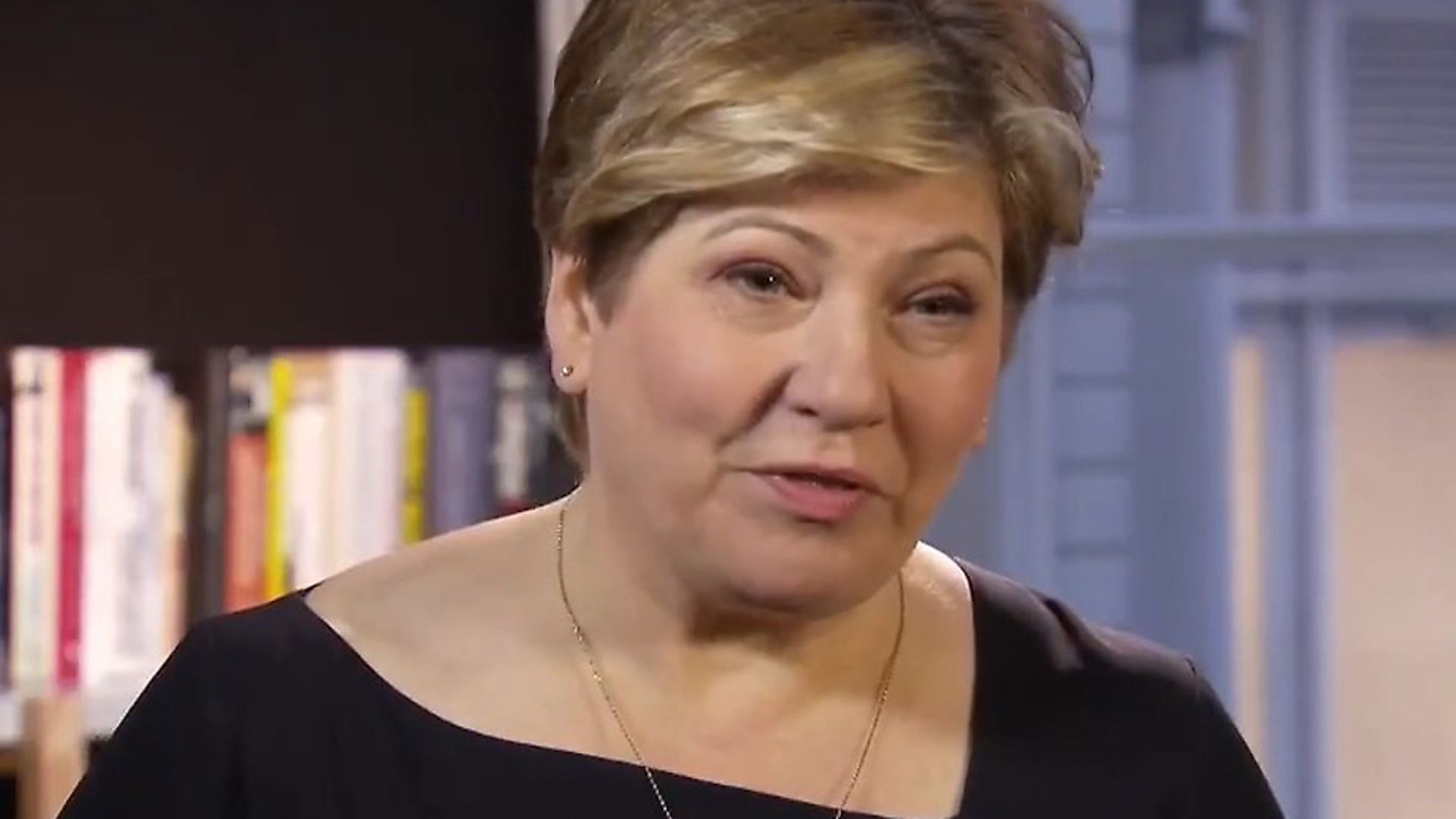 Emily Thornberry ranks Jeremy Corbyn's performance. Photograph: Sky News. - Credit: Archant