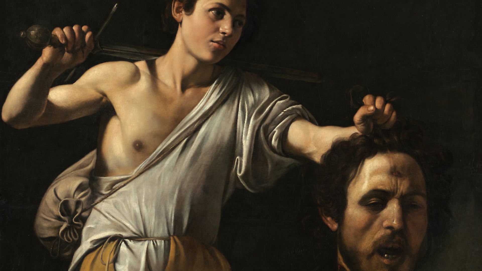 Michelangelo Merisi da Caravaggio, David with the Head of Goliath. Picture: KHM-Museumsverband - Credit: Archant