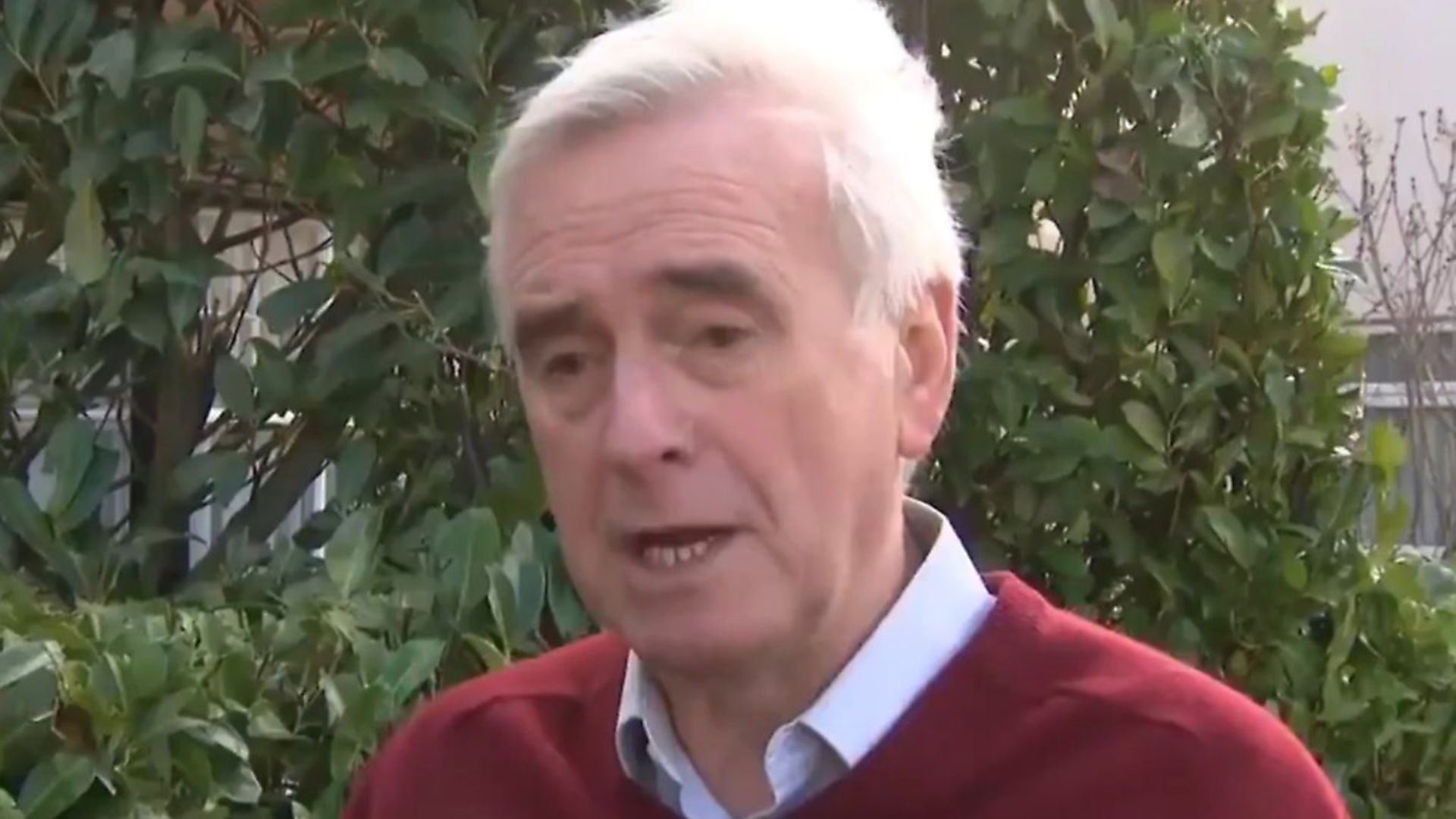 John McDonnell has confirmed he will not be in the Labour Party's next shadow cabinet. Picture: BBC - Credit: BBC