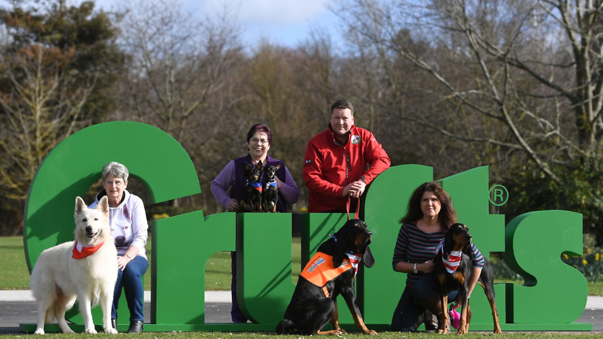 Dogs and their owners at a previous launch of the Crufts Dogshow at the Birmingham National Exhibition Centre (NEC). Photograph: Joe Giddens/PA. - Credit: PA Archive/PA Images