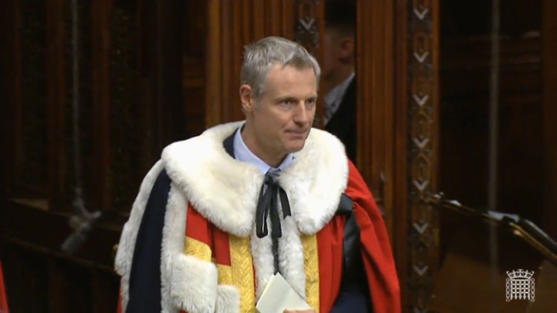 Zac Goldsmith is sworn in as a member of the House of Lords. Lord Goldsmith of Richmond Park will retain his post as Environment Minister while sitting in the Lords. Photograph: House of Lords/PA. - Credit: PA Wire/PA Images