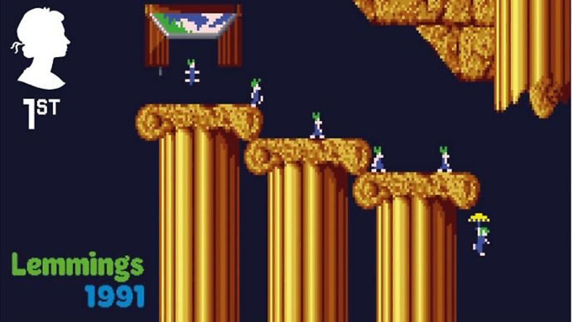 Royal Mail recently commemorated classic British computer games including Lemmings. Photograph: Royal Mail. - Credit: Archant