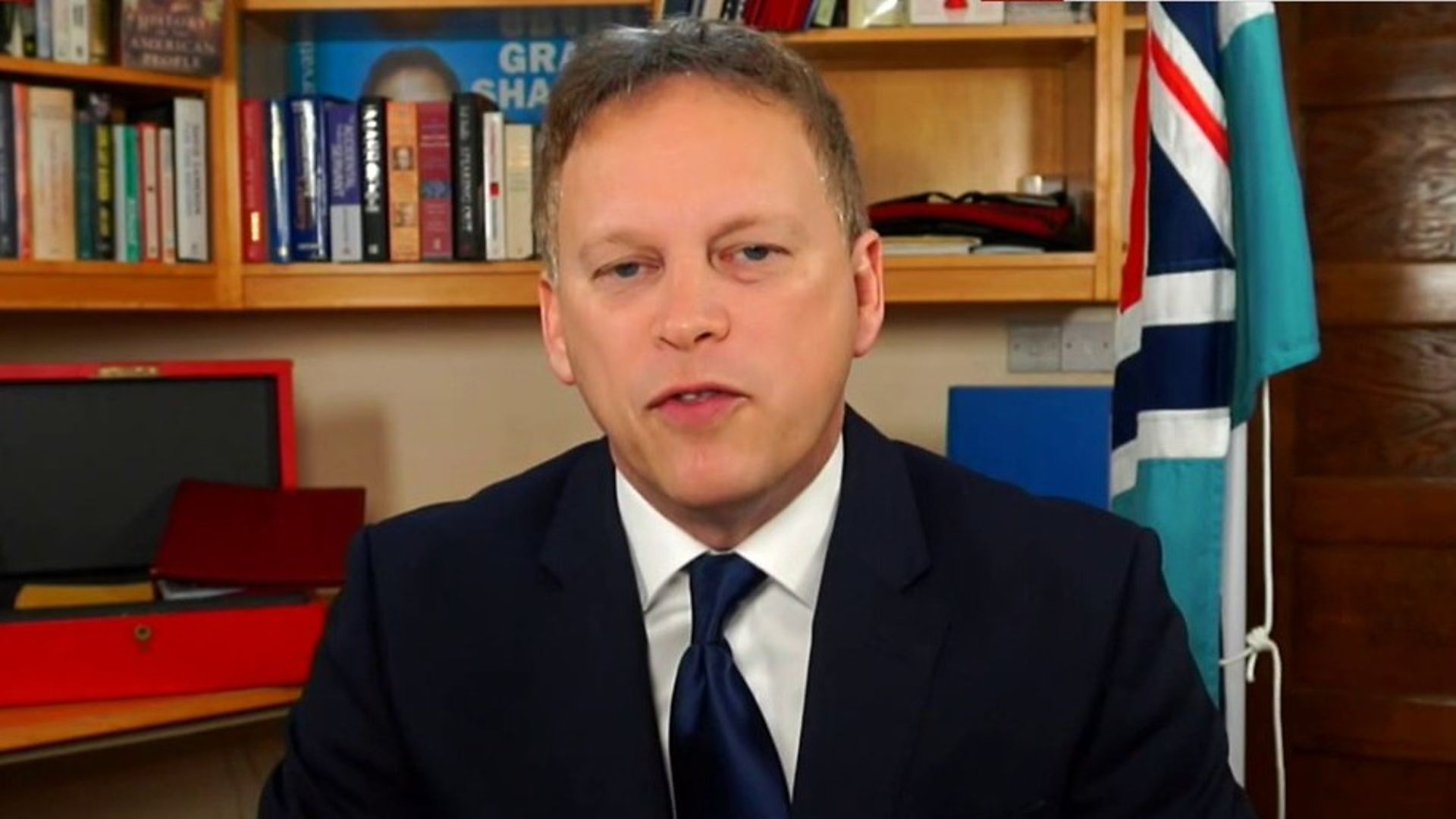 Grant Shapps speaks to Sky News - Credit: Sky