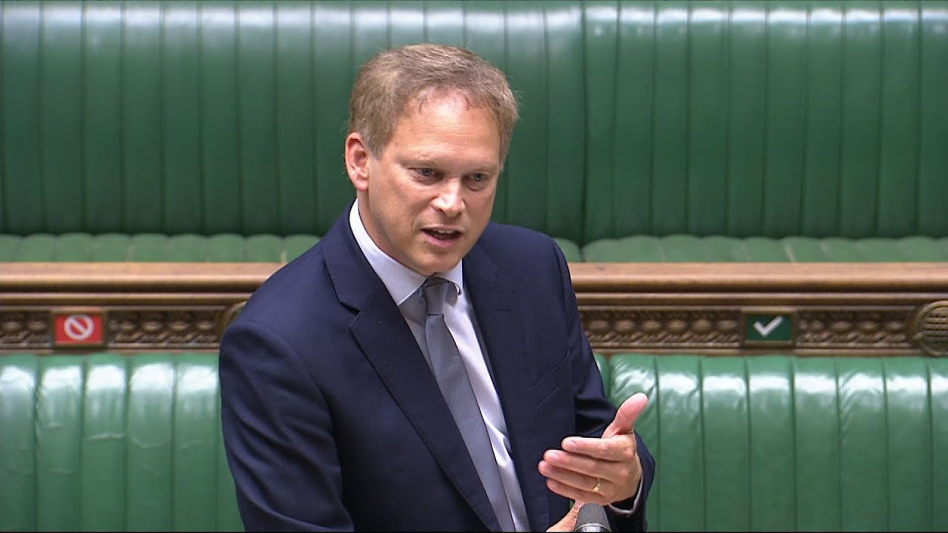 Grant Shapps in the House of Commons - Credit: Parliament Live